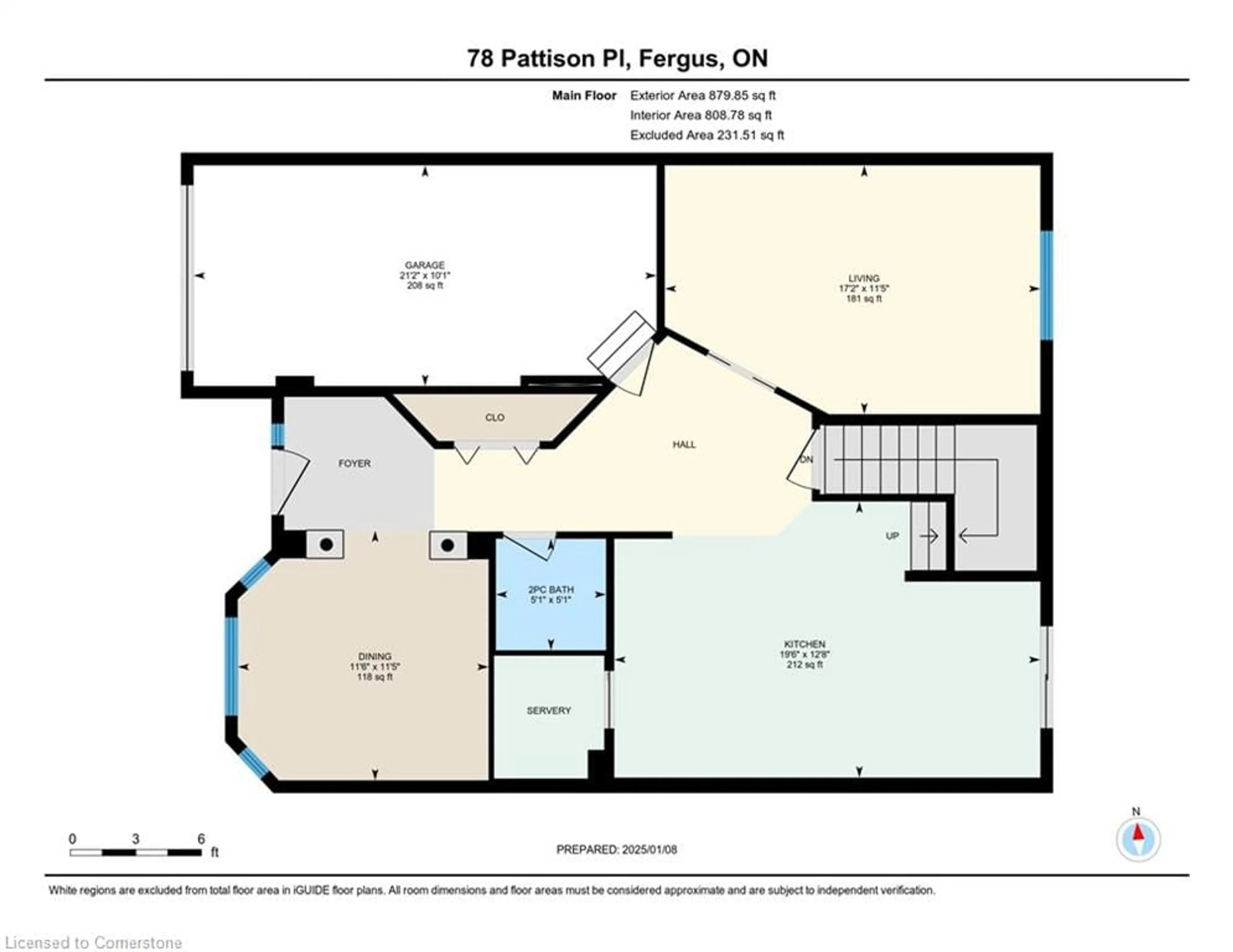 Floor plan for 78 Pattison Pl, Fergus Ontario N1M 3V3