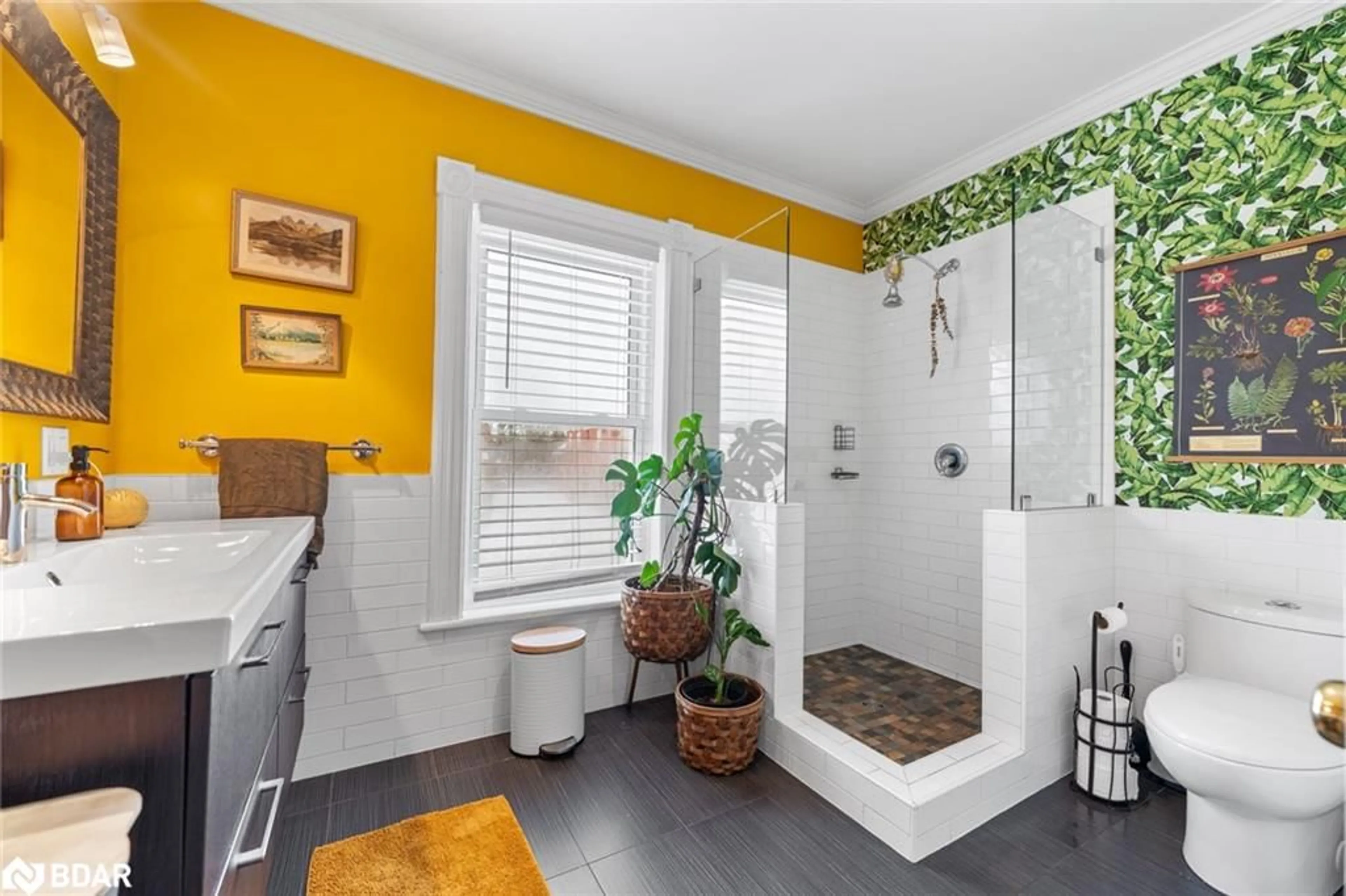 Contemporary bathroom, ceramic/tile floor for 40 Regent St, Lakefield Ontario K0L 2H0