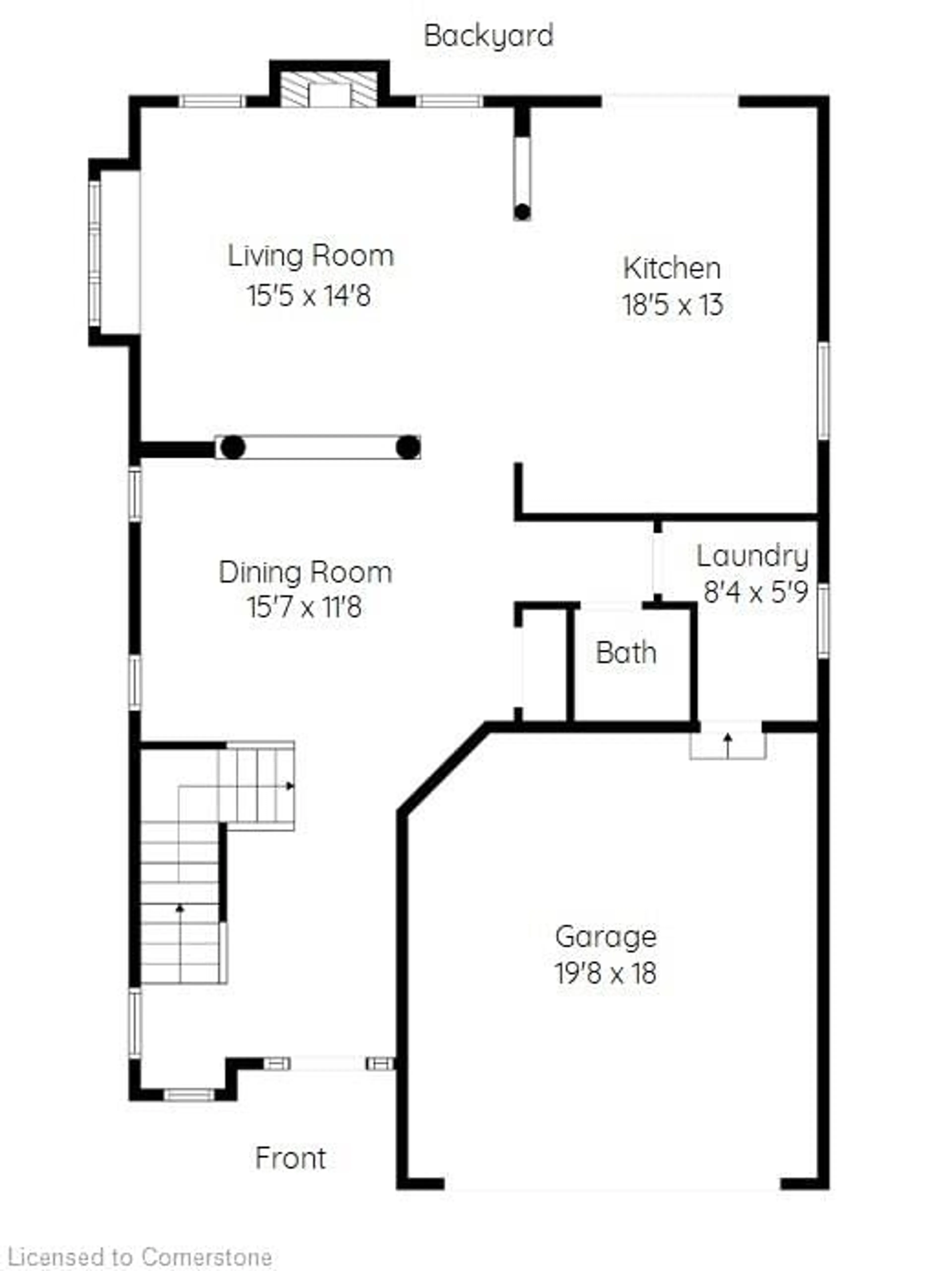 Floor plan for 23 Felicia Crt, Hamilton Ontario L9B 0B6