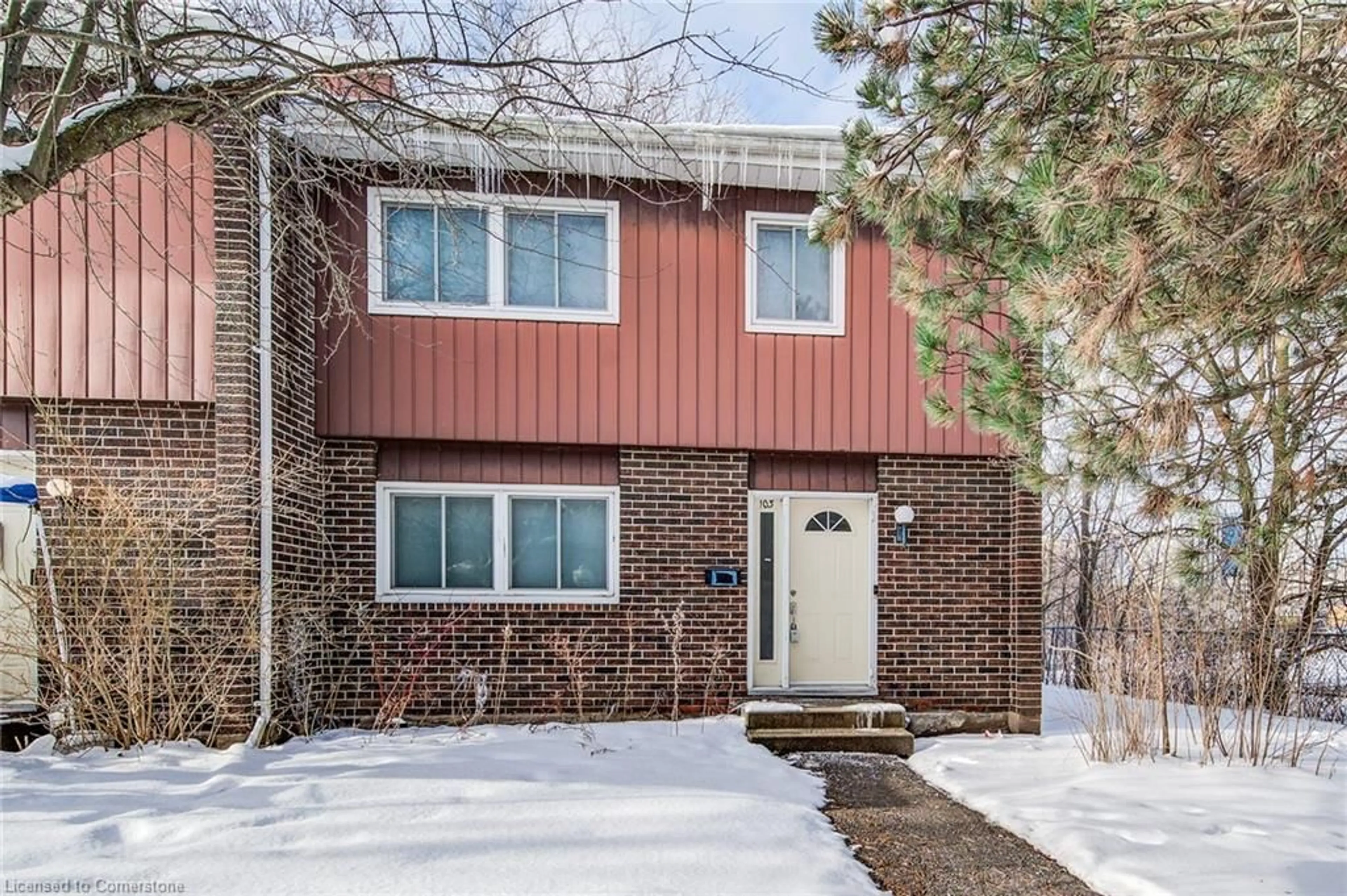 Home with brick exterior material, street for 121 University Ave #103, Waterloo Ontario N2J 4J1