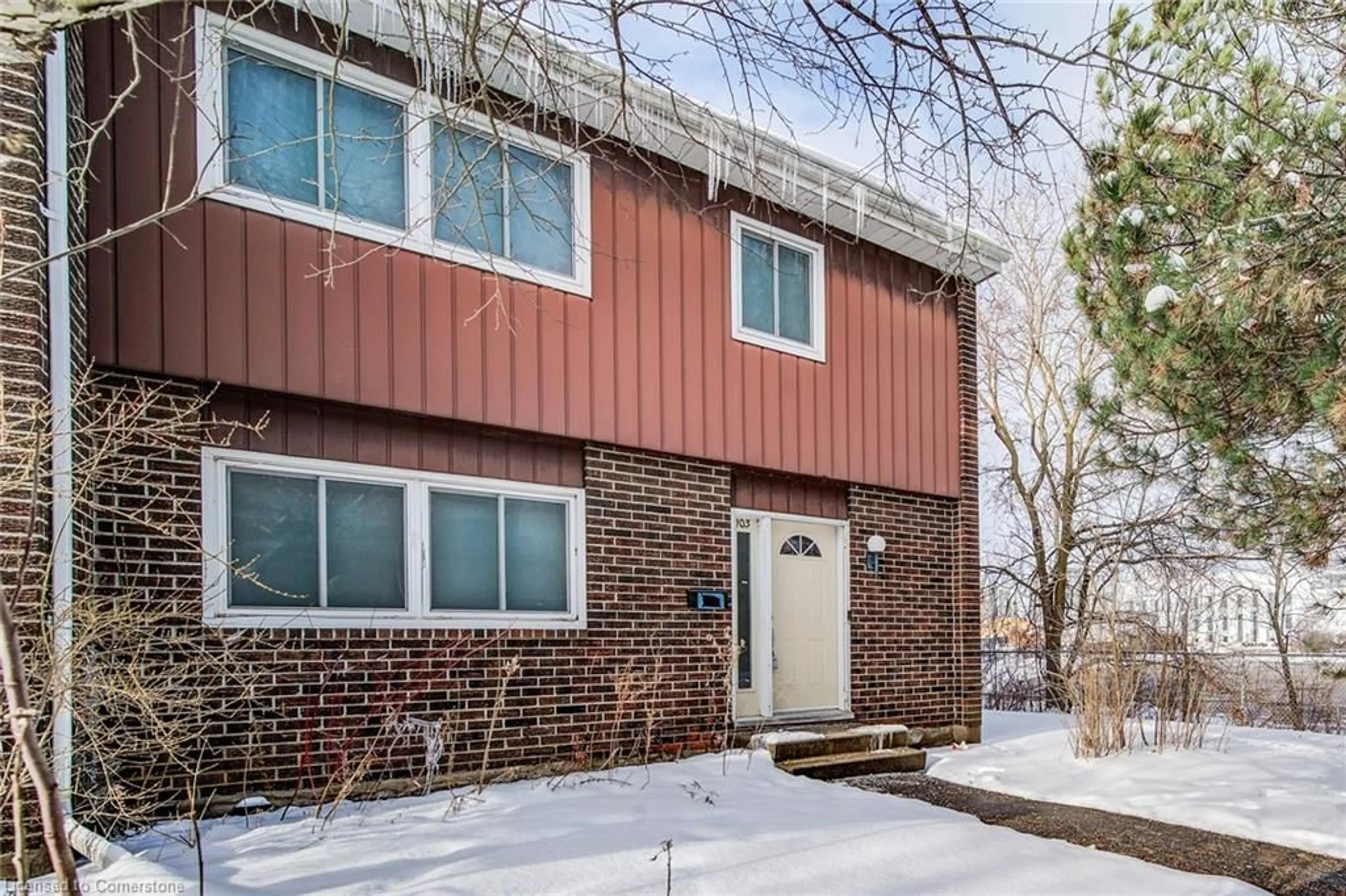 Home with brick exterior material, street for 121 University Ave #103, Waterloo Ontario N2J 4J1