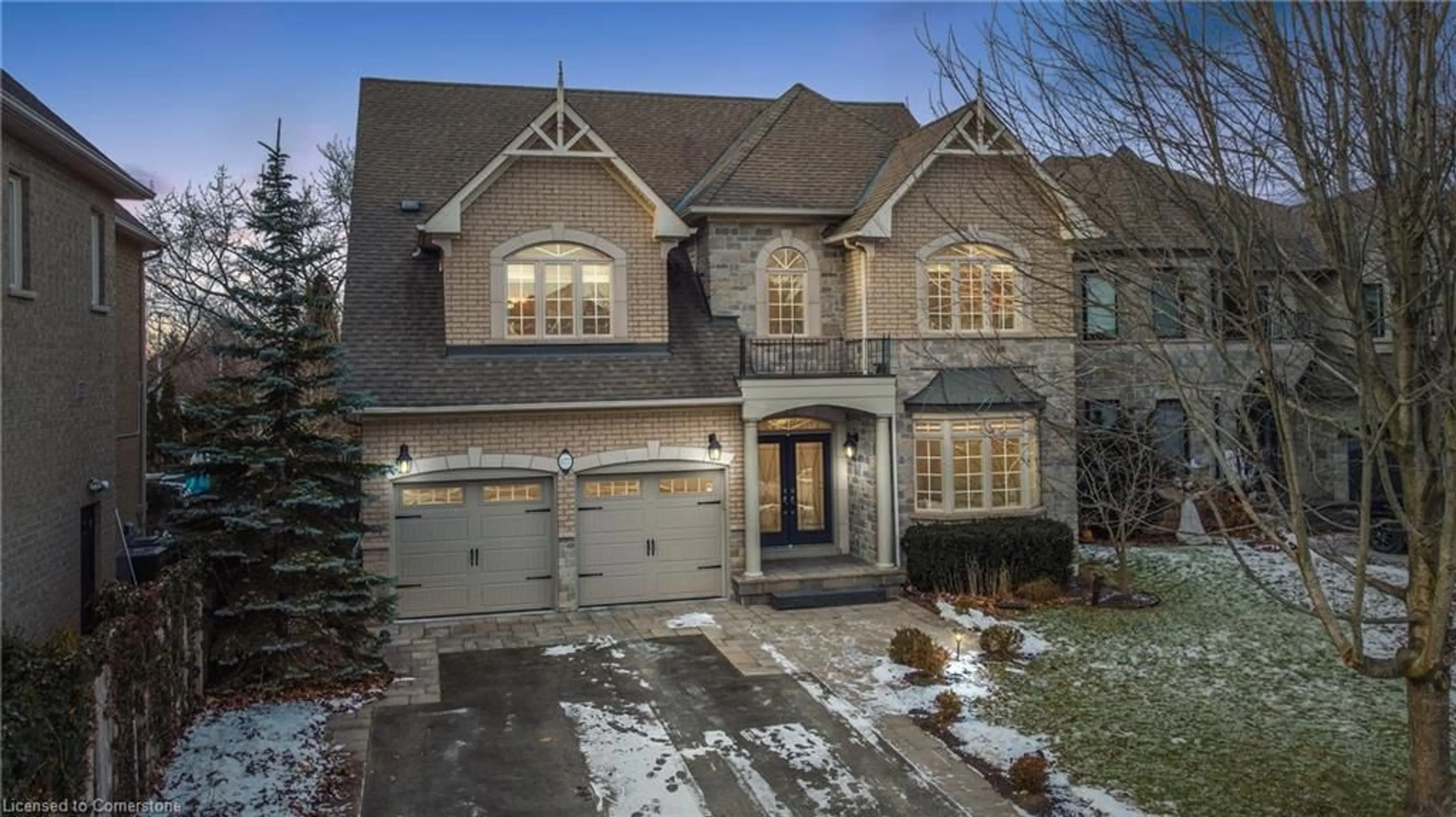 Home with brick exterior material, street for 177 Spring Azure Cres, Oakville Ontario L6L 6V7