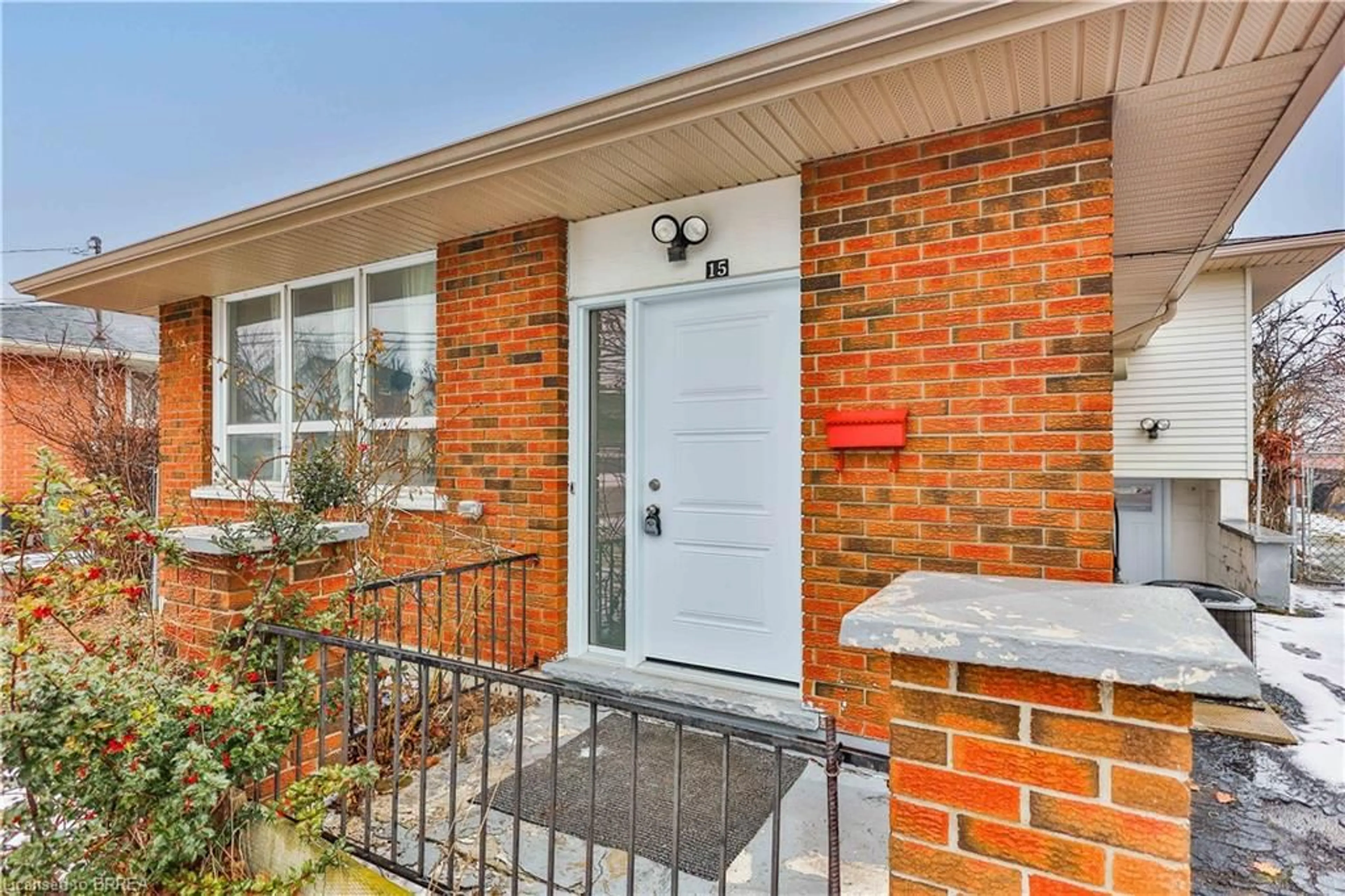 Home with brick exterior material, street for 15 Queensbury Dr, Hamilton Ontario L8W 1J1