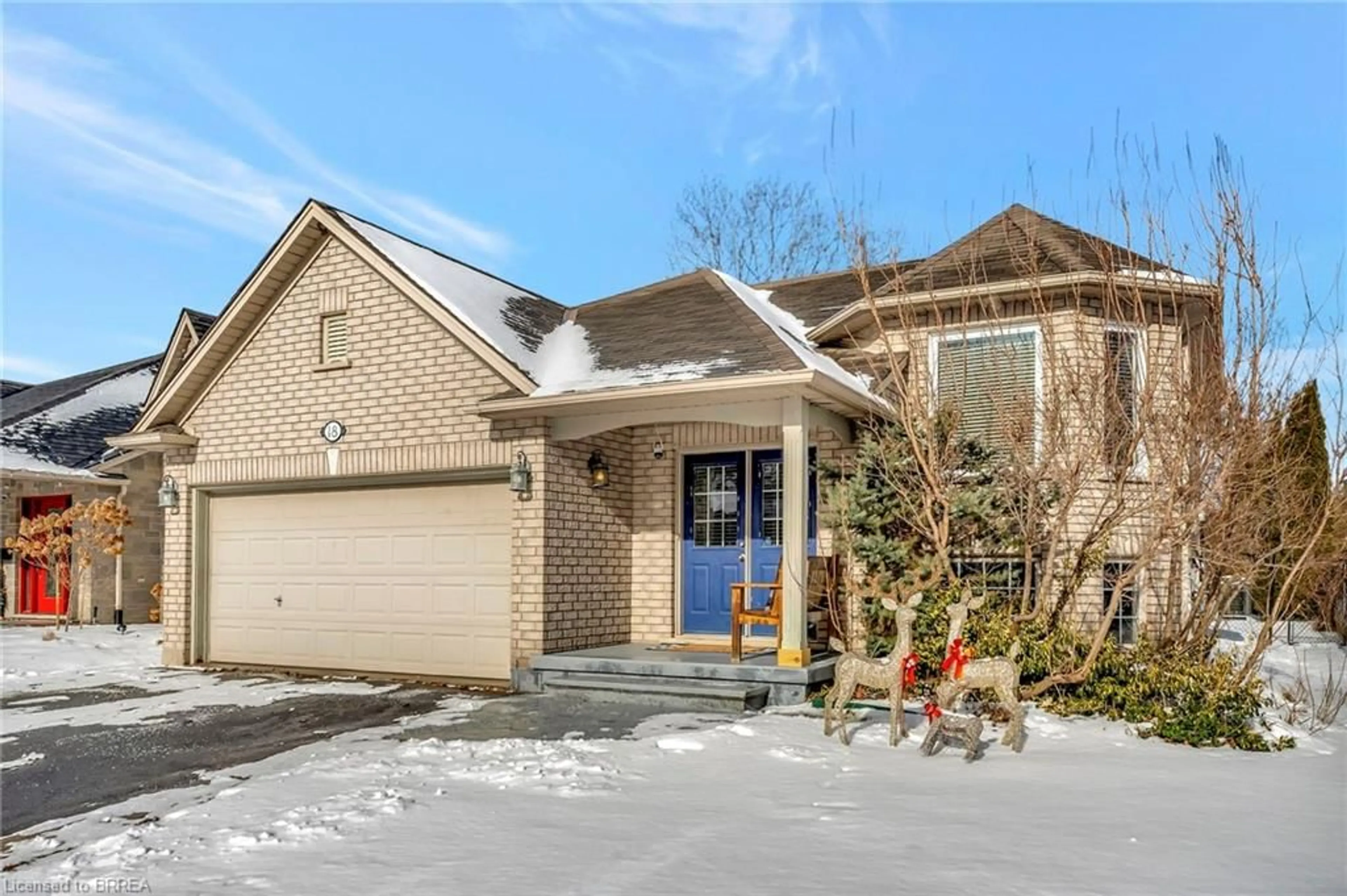 Home with brick exterior material, street for 18 Lawren S. Harris Dr, Brantford Ontario N3R 8A9