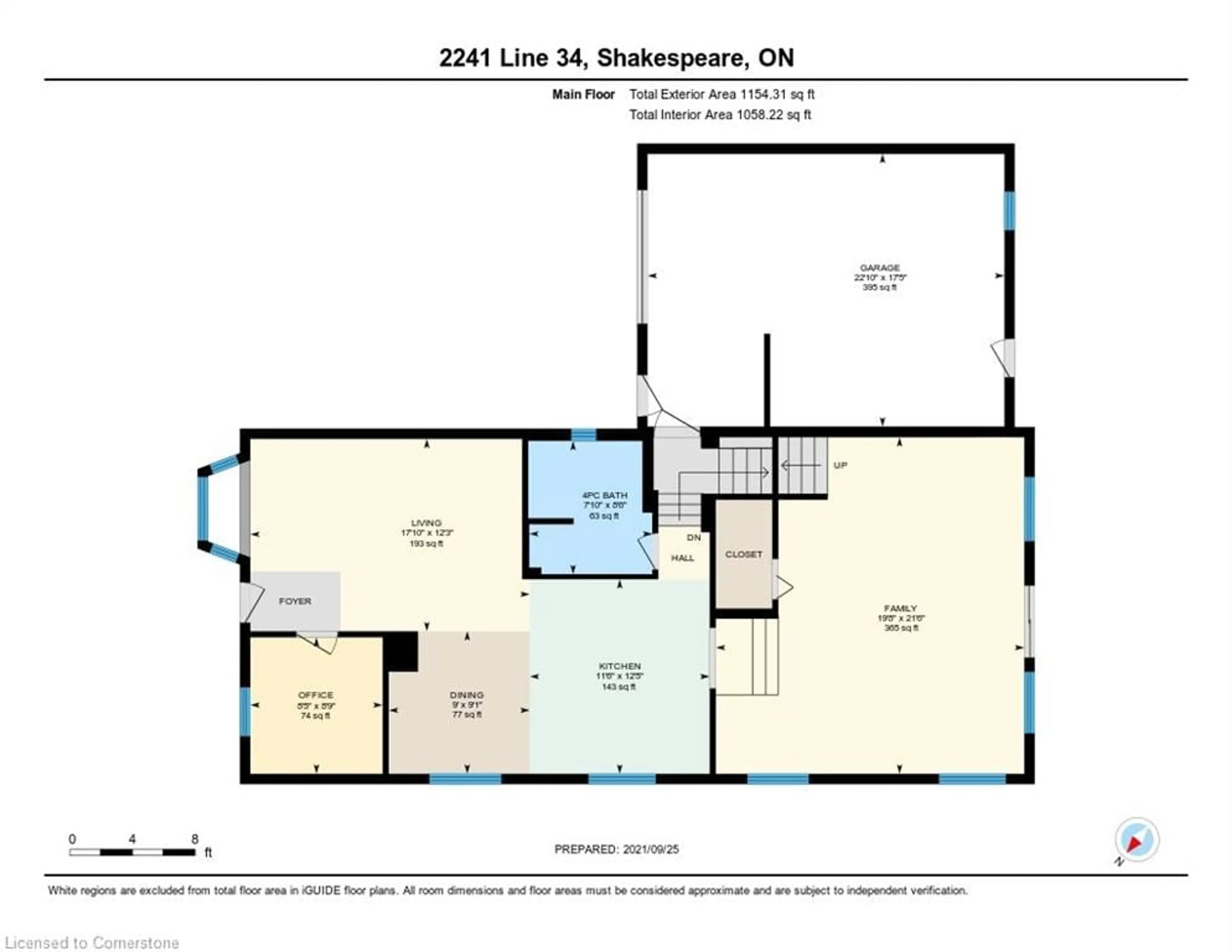 Floor plan for 2241 Line 34, Shakespeare Ontario N0B 2P0