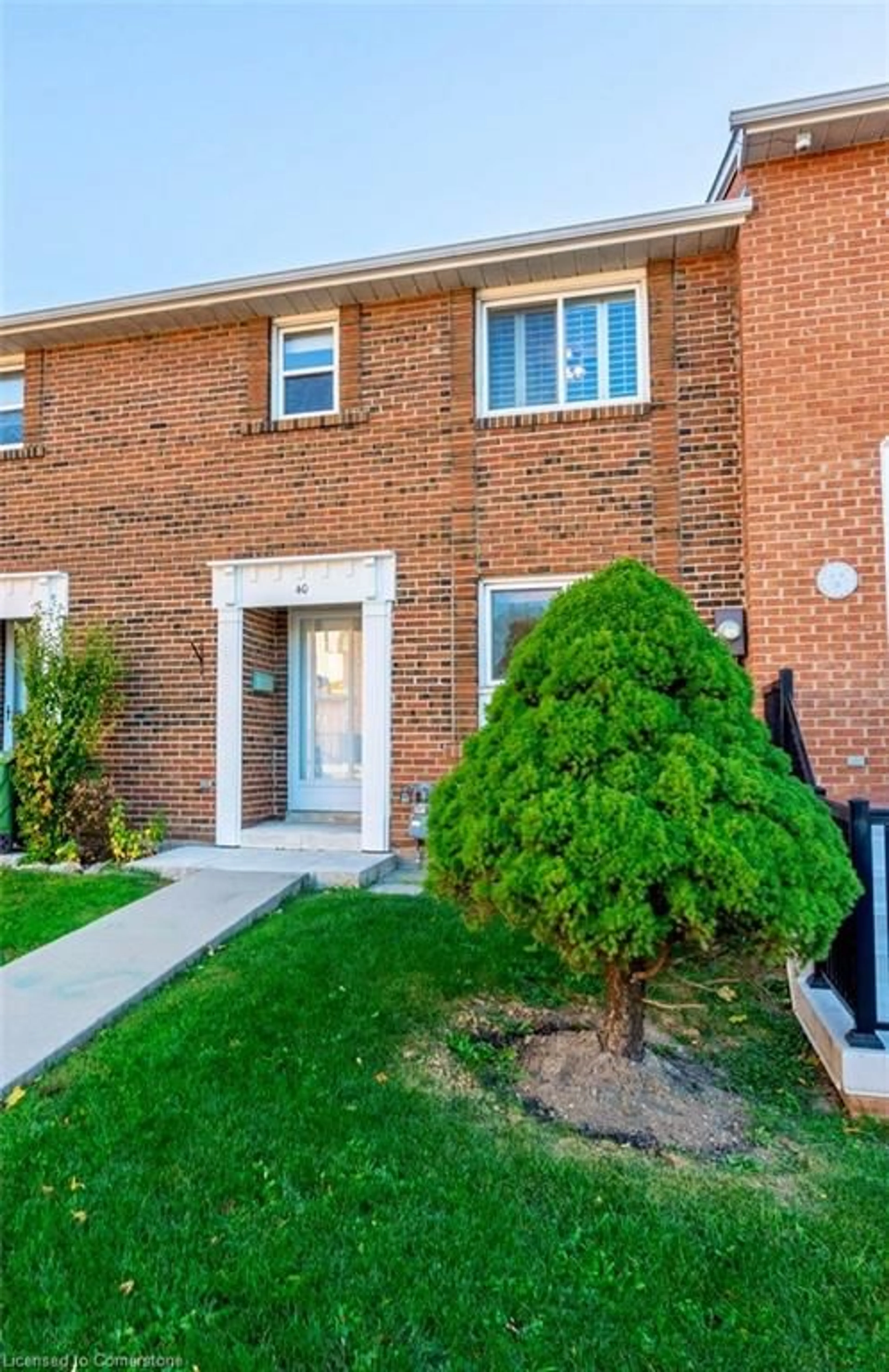 Home with brick exterior material, street for 586 Renforth Dr #40, Etobicoke Ontario M9C 2N5