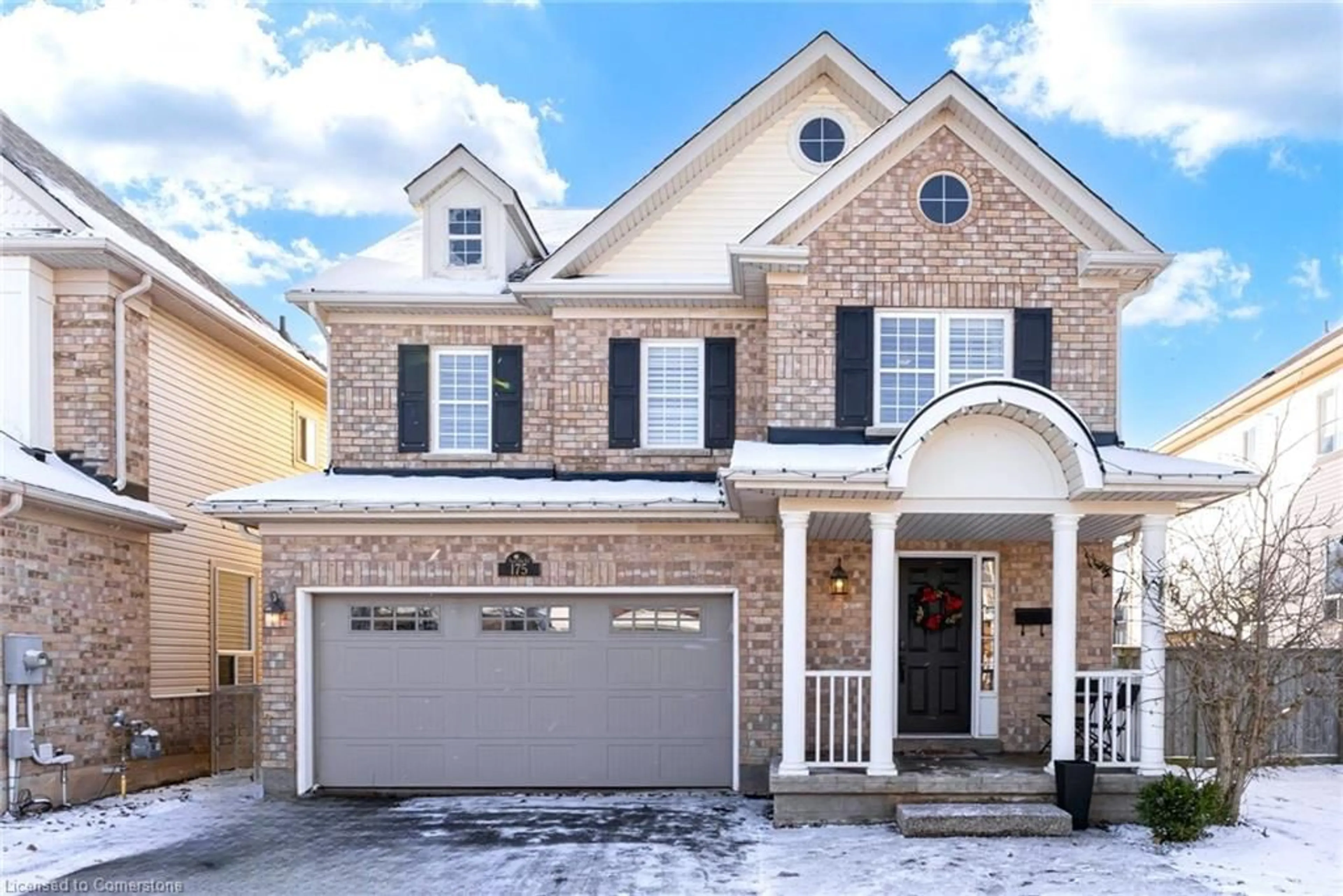 Home with brick exterior material, street for 175 Spring Creek Dr, Waterdown Ontario L0R 2H8