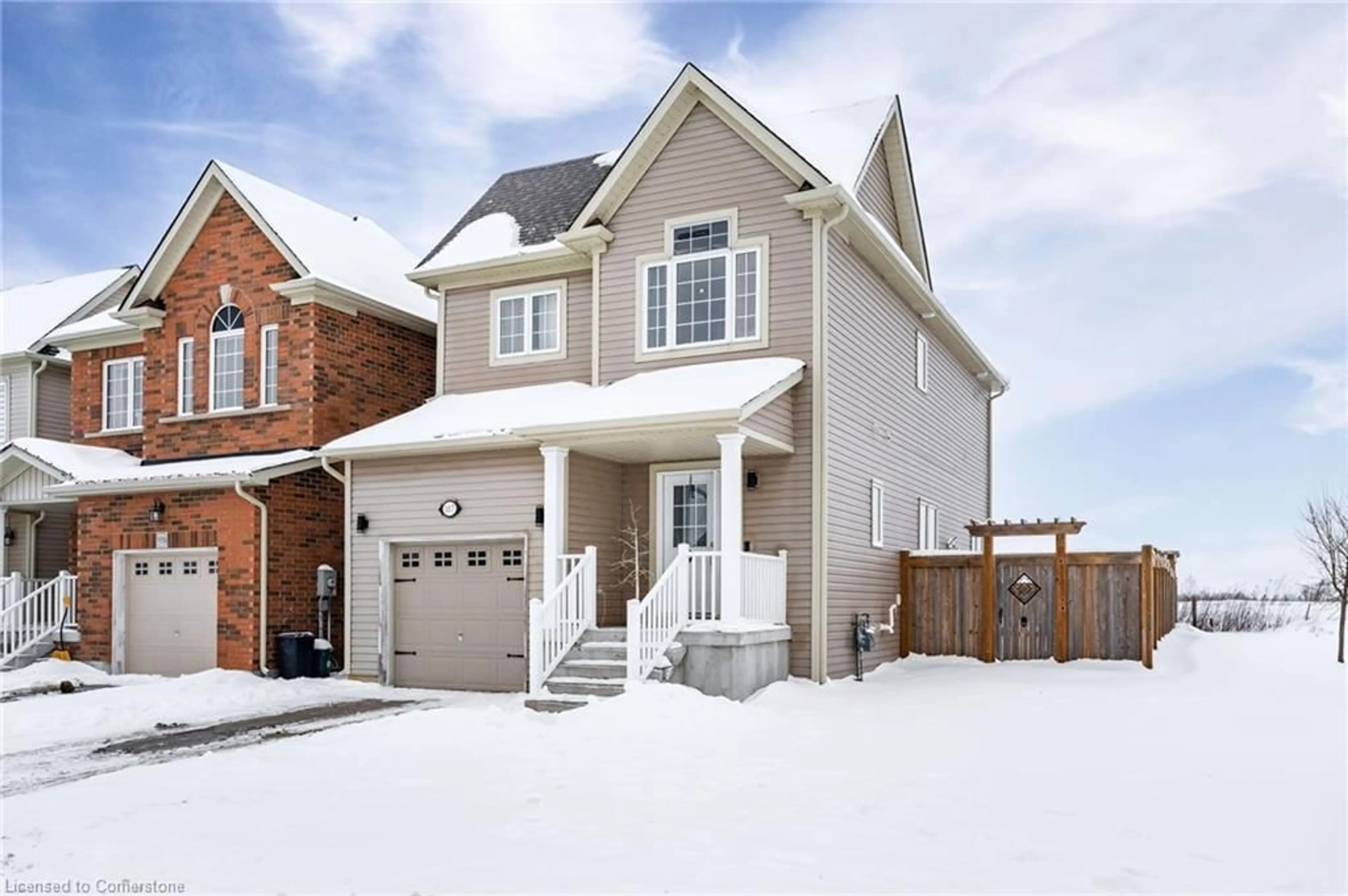 Home with brick exterior material, street for 107 Courtney Street St, Fergus Ontario N1M 0E3