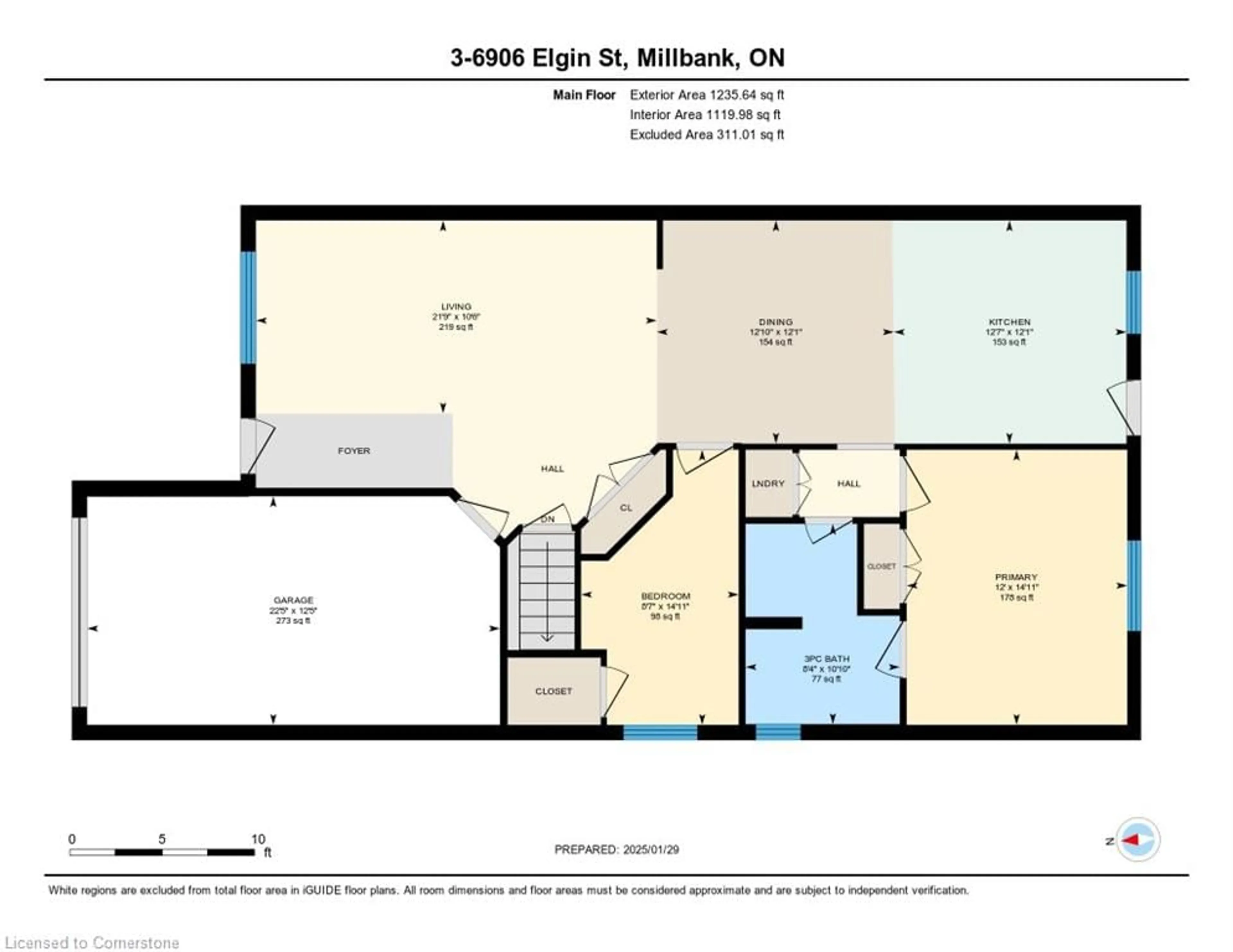 Floor plan for 6906 Elgin St #3, Millbank Ontario N0K 1M0