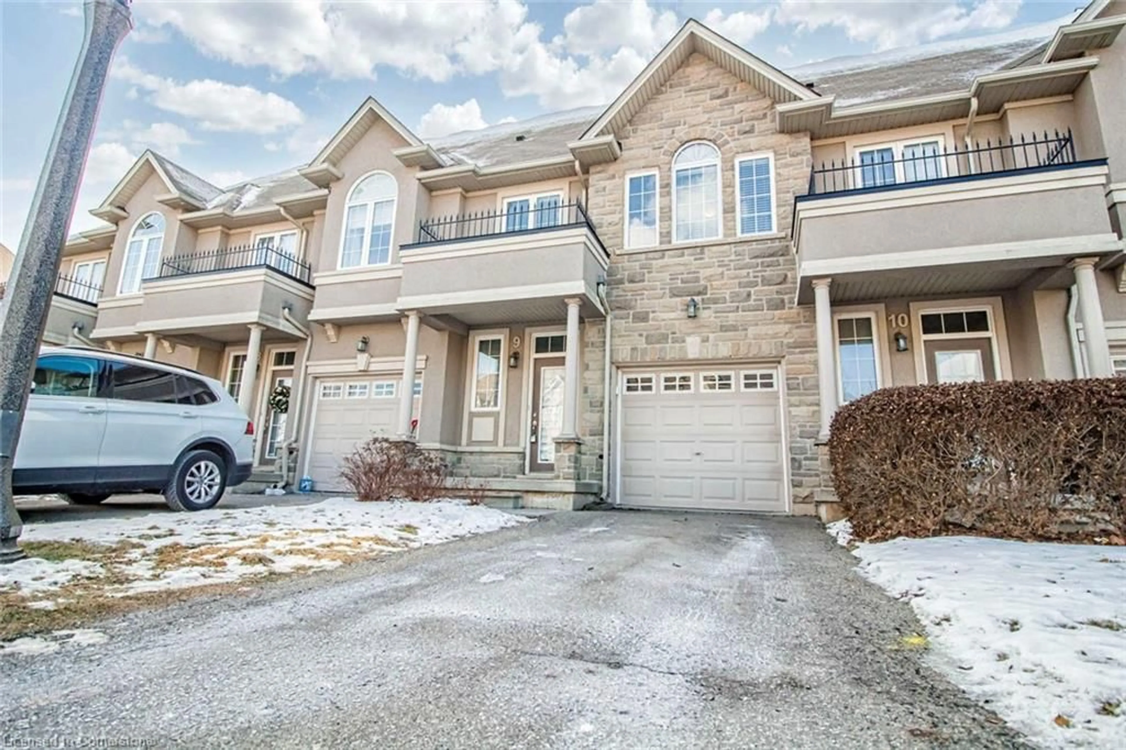 Home with brick exterior material, street for 370 Stonehenge Dr #9, Ancaster Ontario L9K 0H9