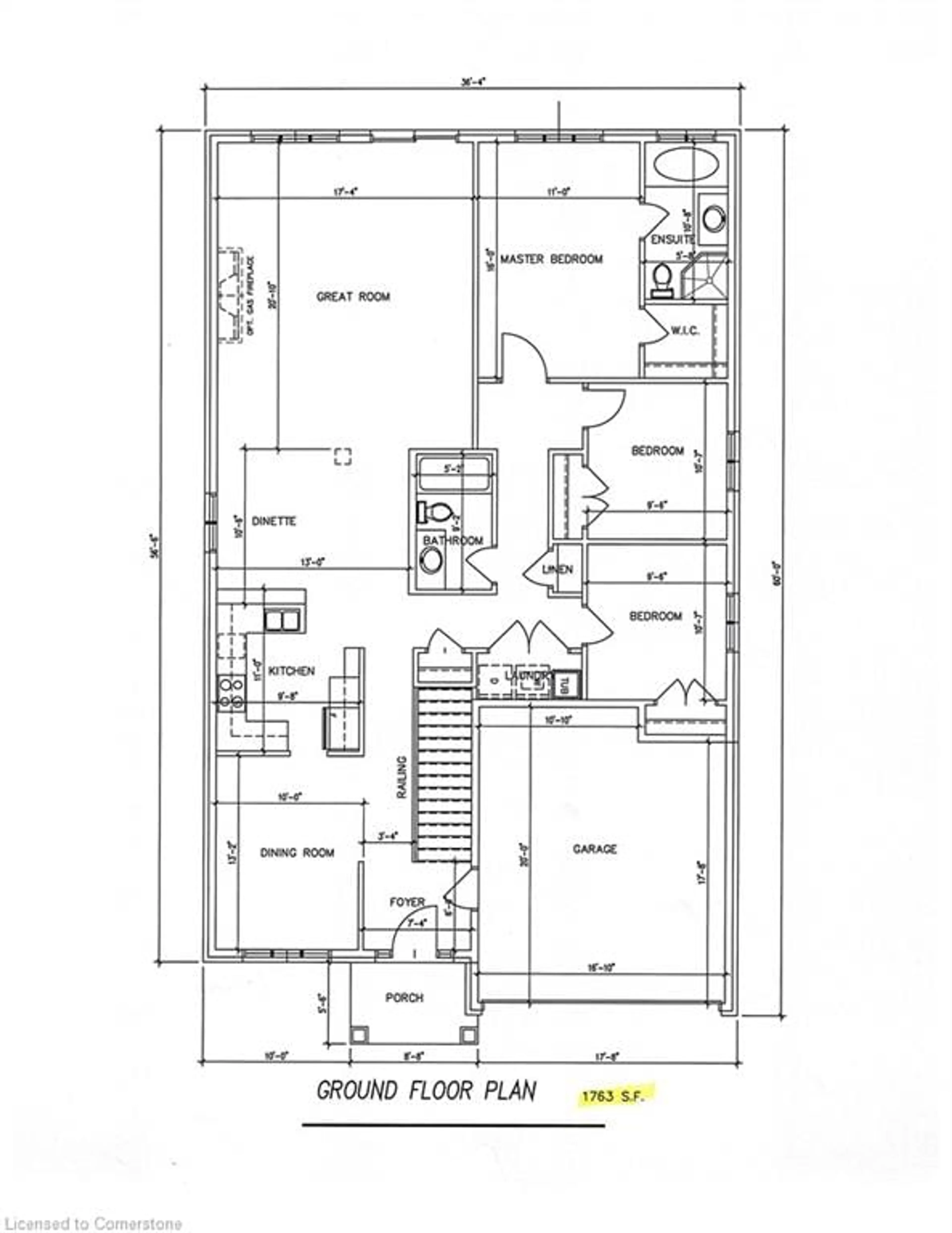 Floor plan for 113 Pike Creek Dr, Cayuga Ontario N0A 1E0