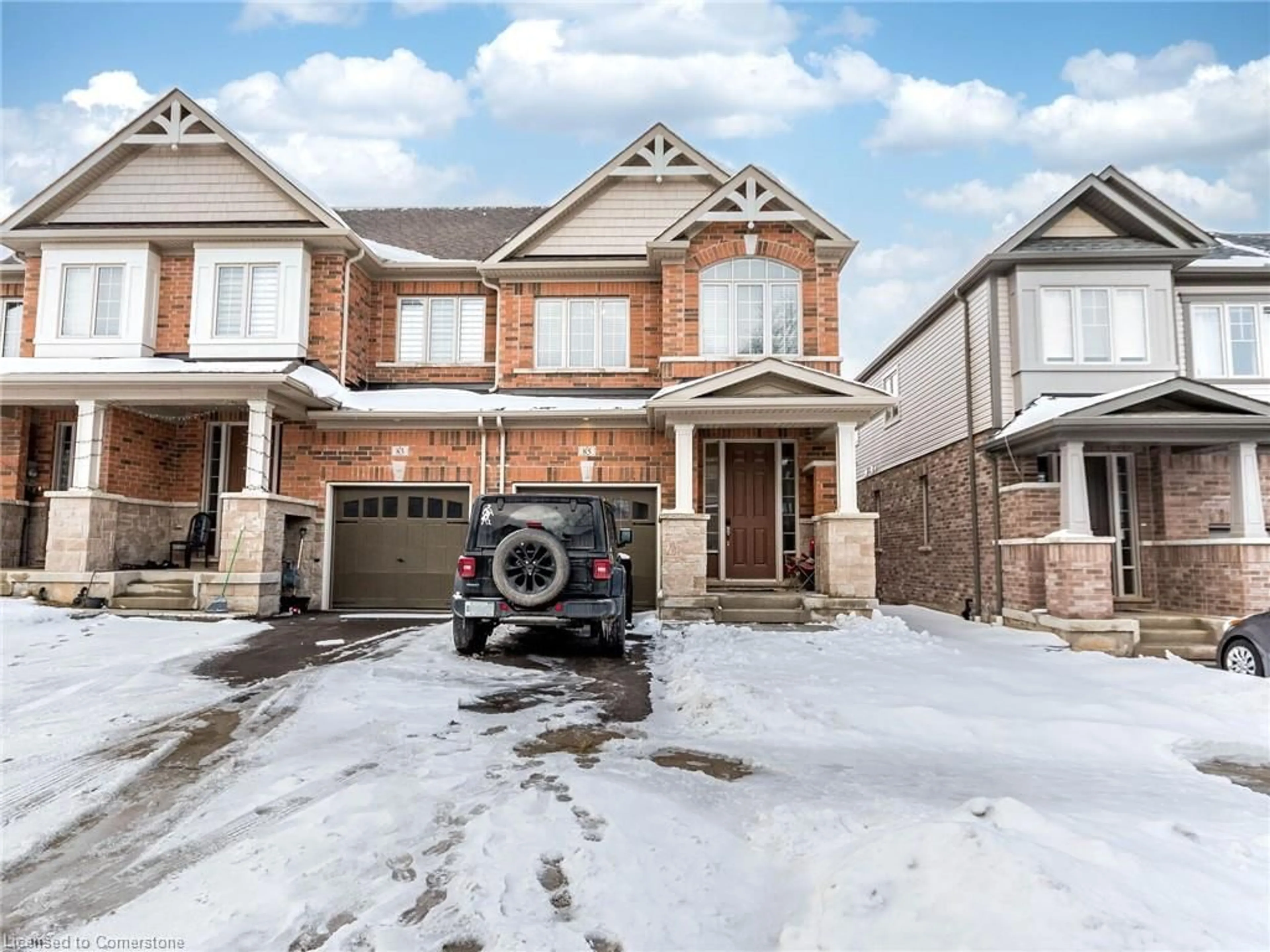 Home with brick exterior material, street for 85 Broadacre Dr, Kitchener Ontario N2R 0S5