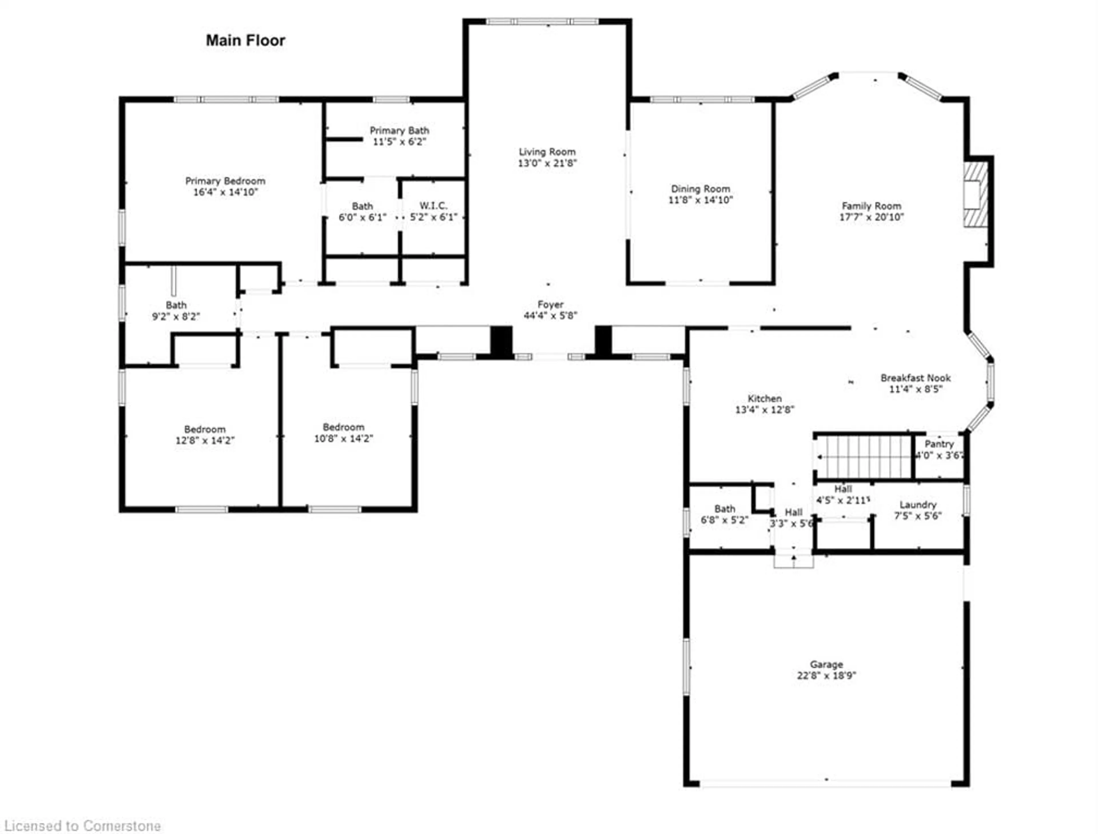 Floor plan for 418 Country Squire Rd, Waterloo Ontario N2J 4G8