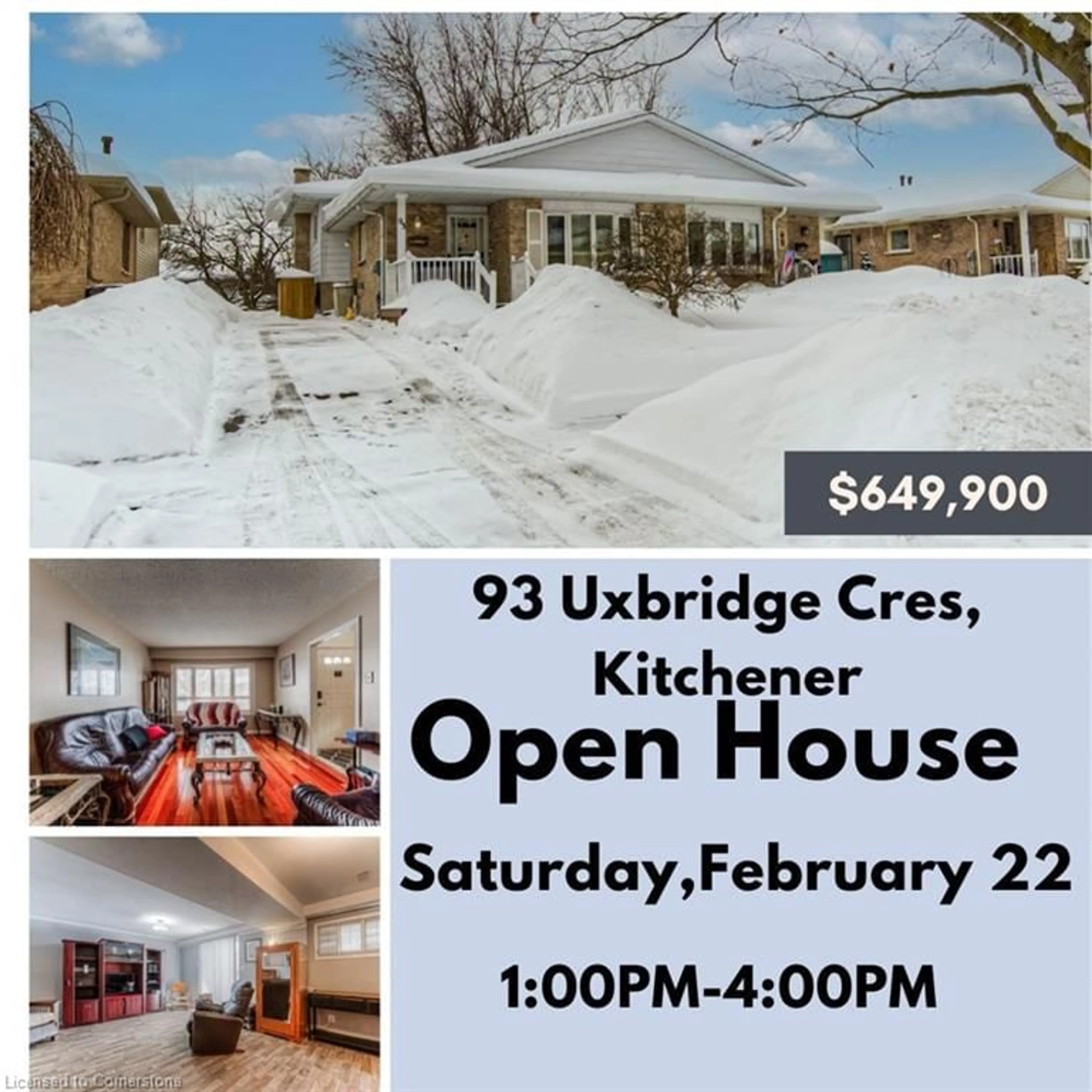 Open concept kitchen, unknown for 93 Uxbridge Cres, Kitchener Ontario N2E 2S2