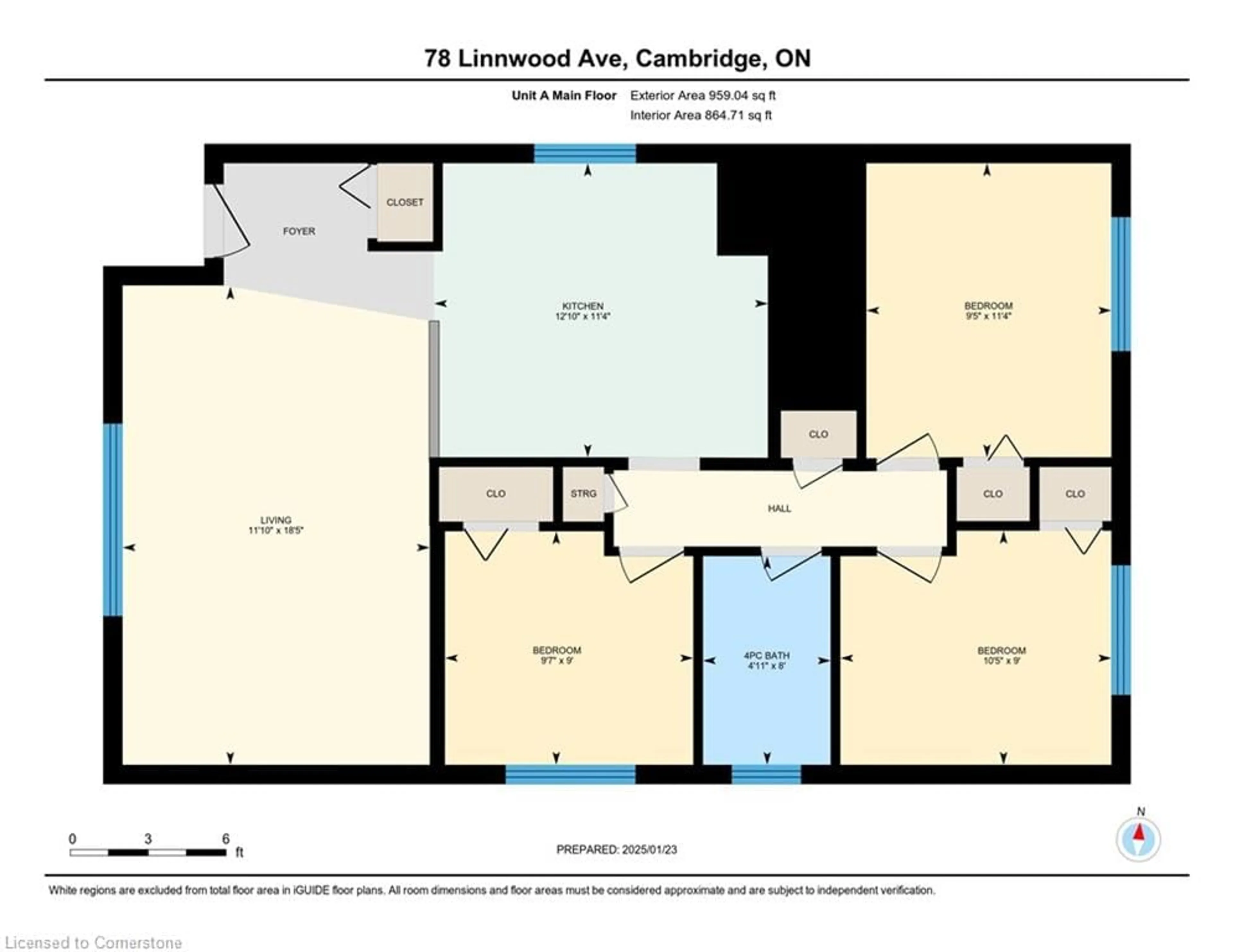 Floor plan for 78 Linnwood Ave, Cambridge Ontario N1R 1V3