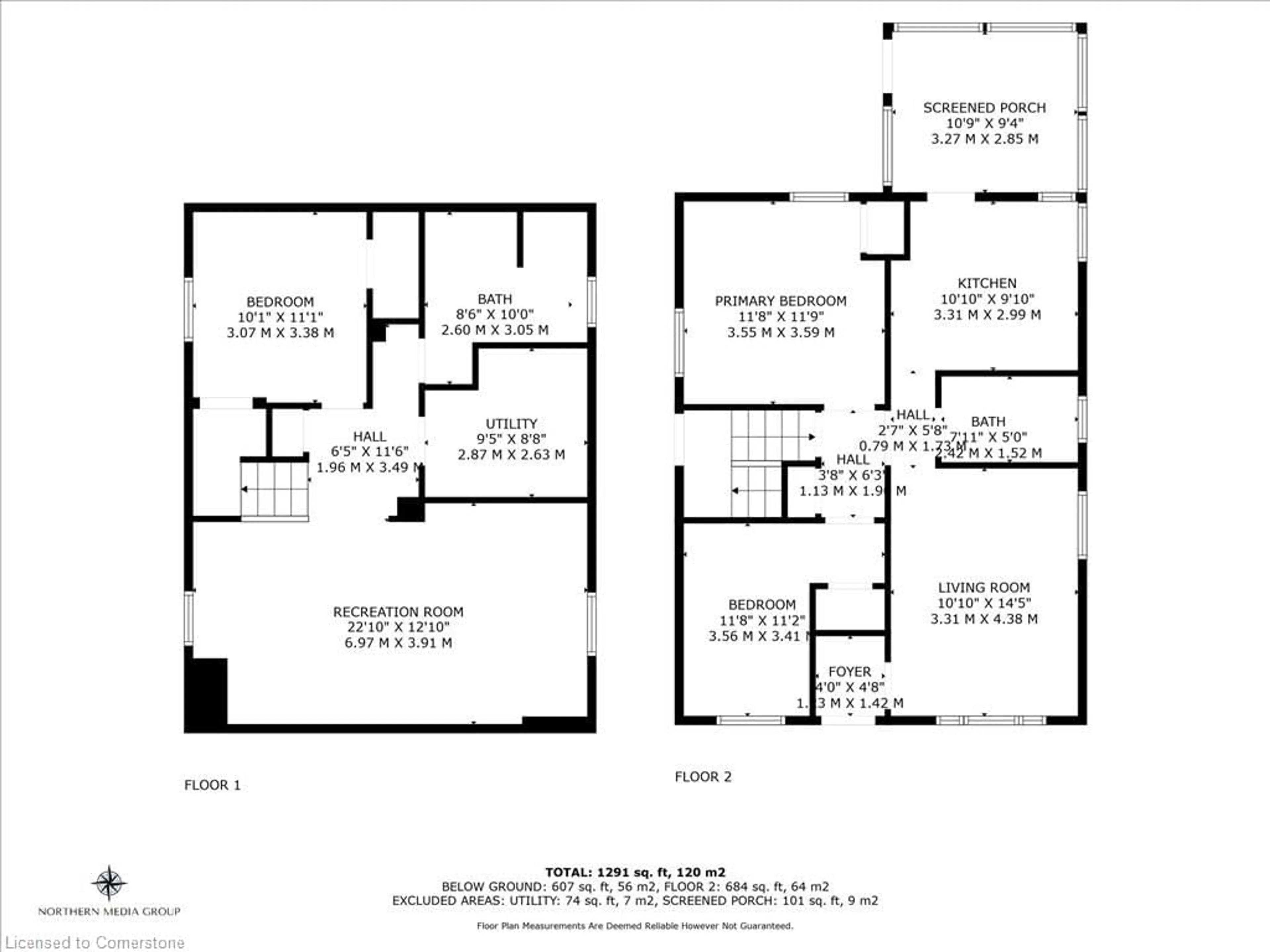 Floor plan for 10 Cheryl Ave, Hamilton Ontario L8V 1X9