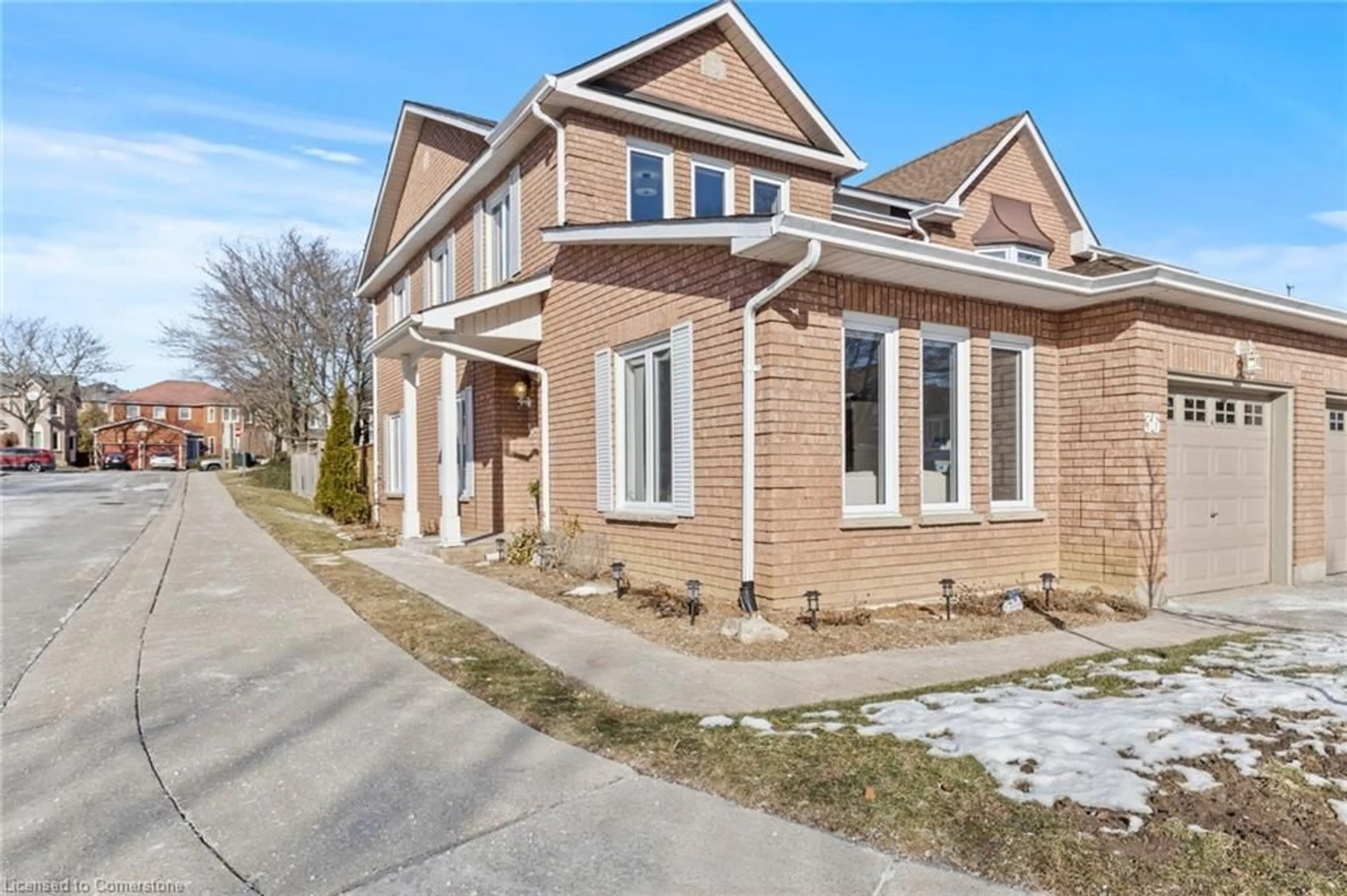 Home with brick exterior material, street for 7 Davidson Blvd #36, Dundas Ontario L9H 6Y7