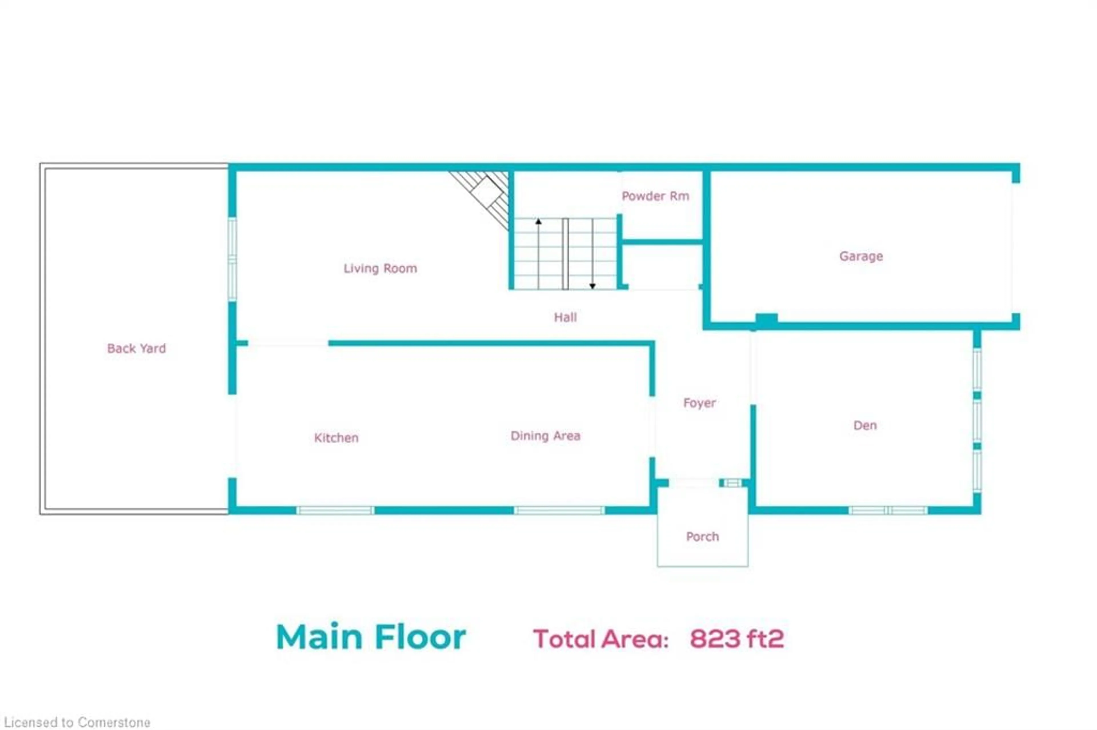 Floor plan for 7 Davidson Blvd #36, Dundas Ontario L9H 6Y7