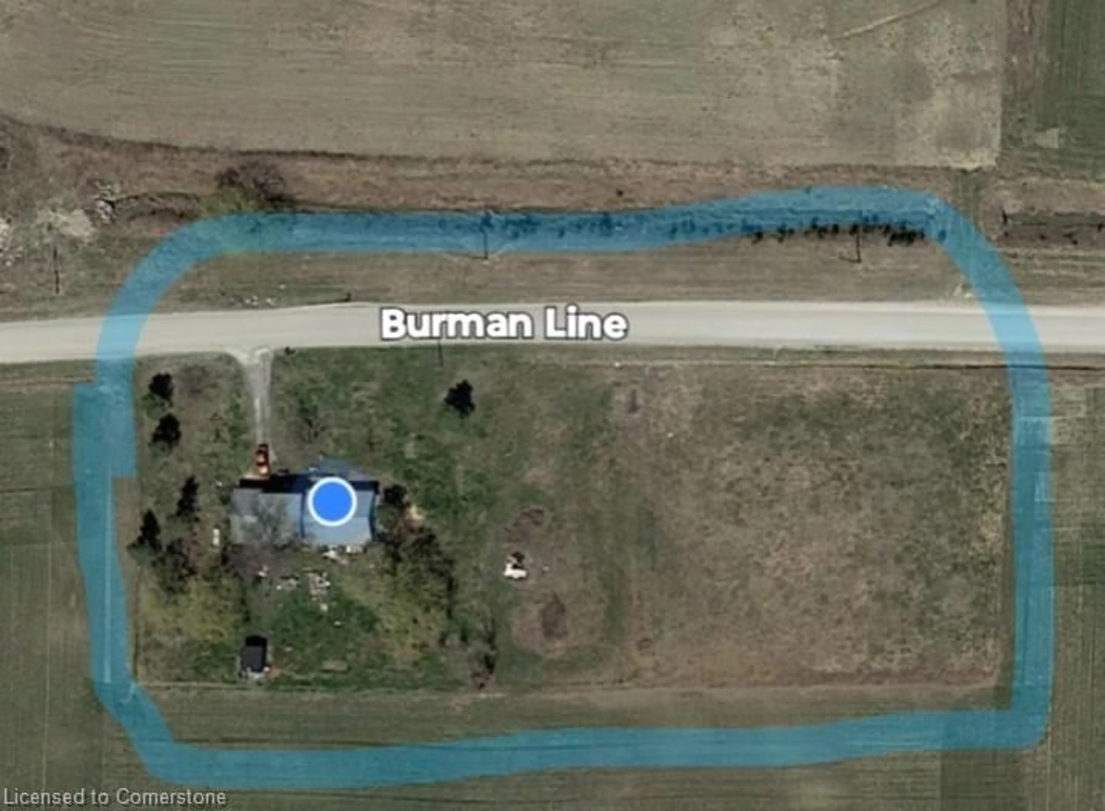 A pic from outside/outdoor area/front of a property/back of a property/a pic from drone, water/lake/river/ocean view for 1665 Burman Line, Wilkesport Ontario N0P 2R0