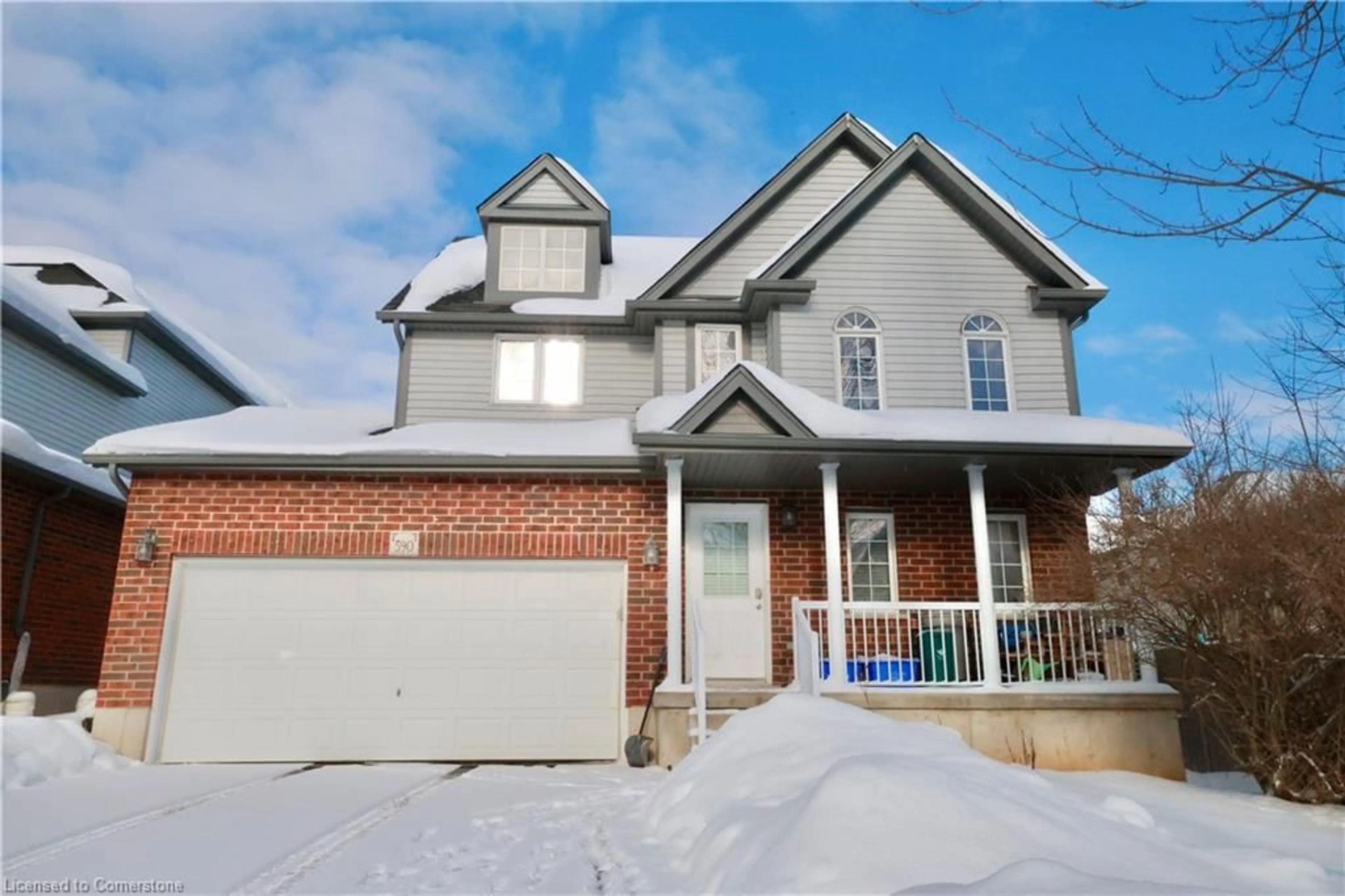 Home with brick exterior material, street for 590 Goldthread St, Waterloo Ontario N2V 2X6