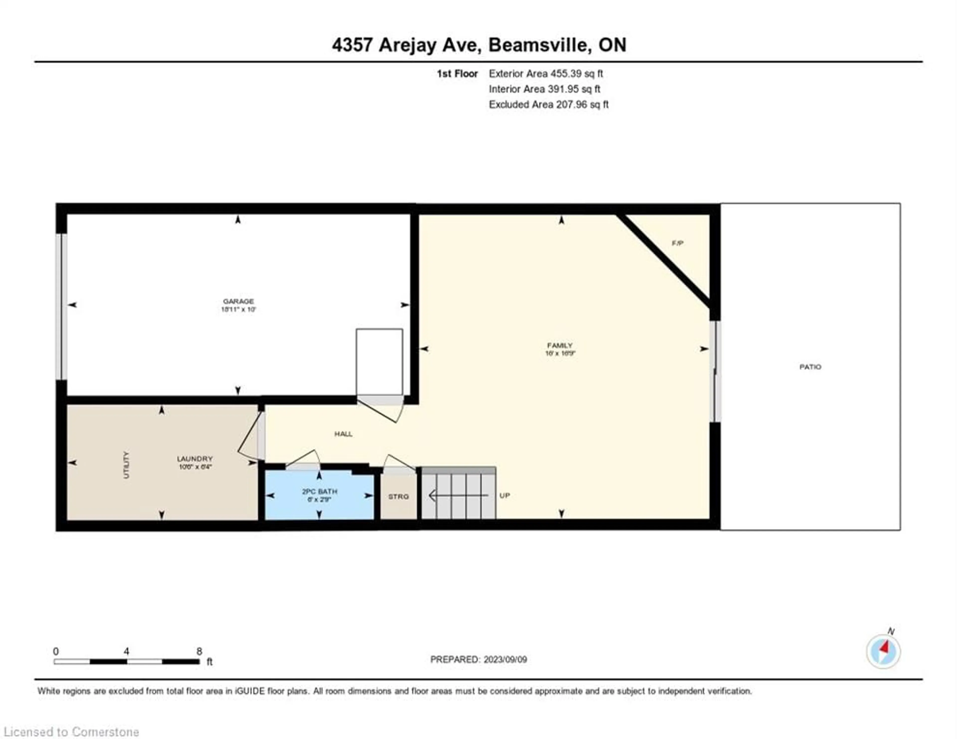 Floor plan for 4357 Arejay Ave, Beamsville Ontario L2J 0P4