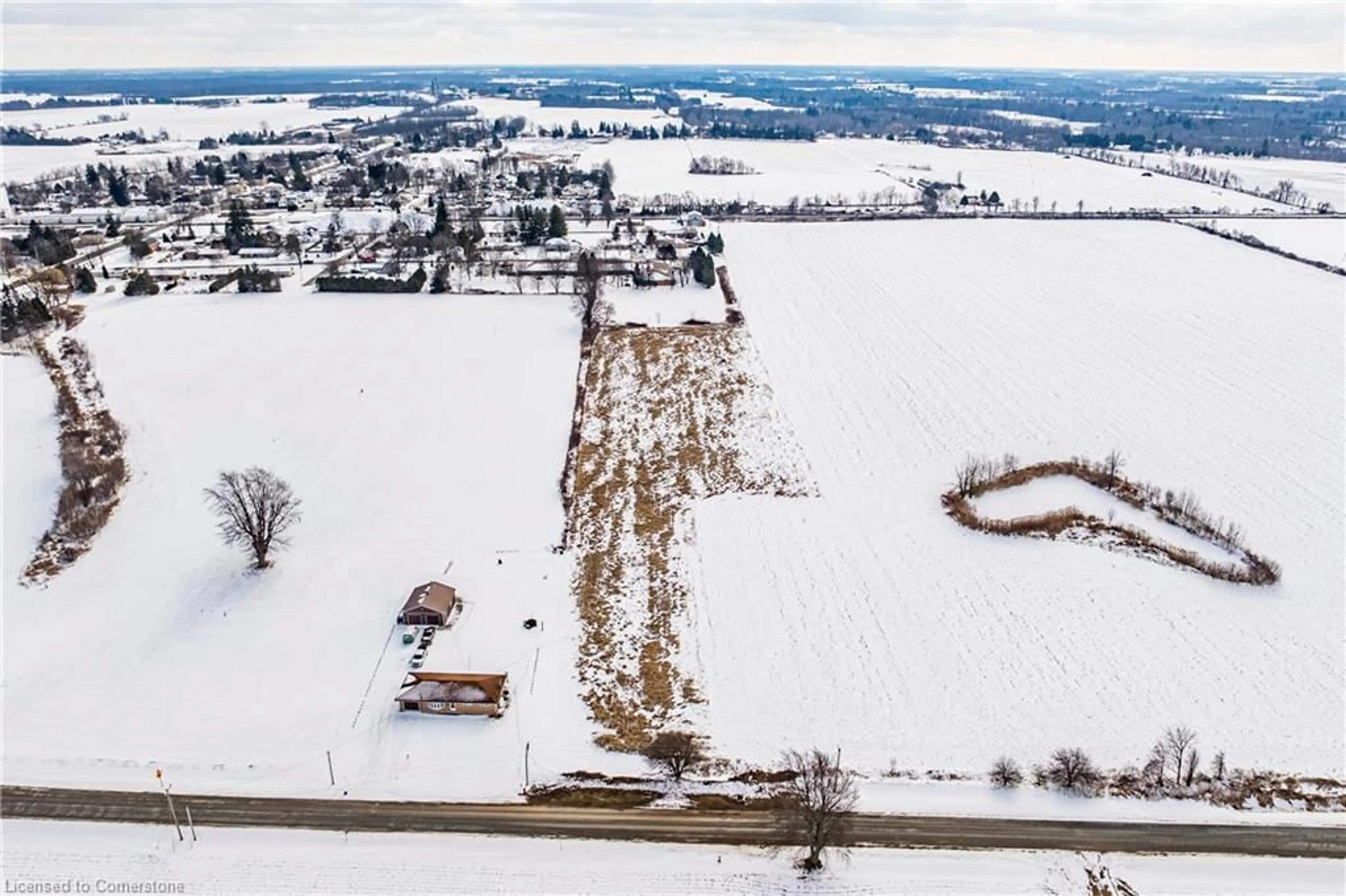 A pic from outside/outdoor area/front of a property/back of a property/a pic from drone, unknown for 707016 Township Road 2, Princeton Ontario N0J 1V0