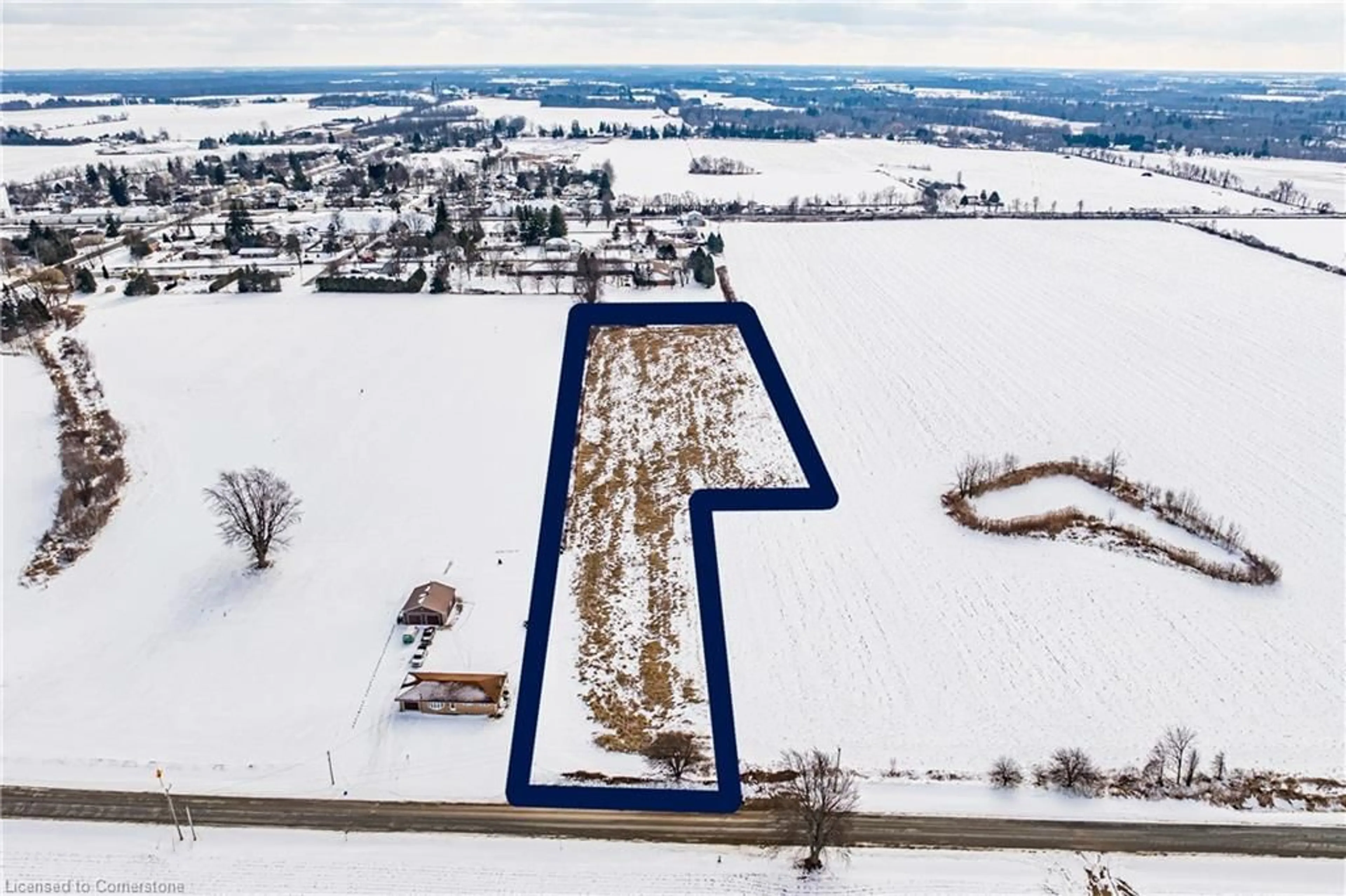 A pic from outside/outdoor area/front of a property/back of a property/a pic from drone, building for 707016 Township Road 2, Princeton Ontario N0J 1V0