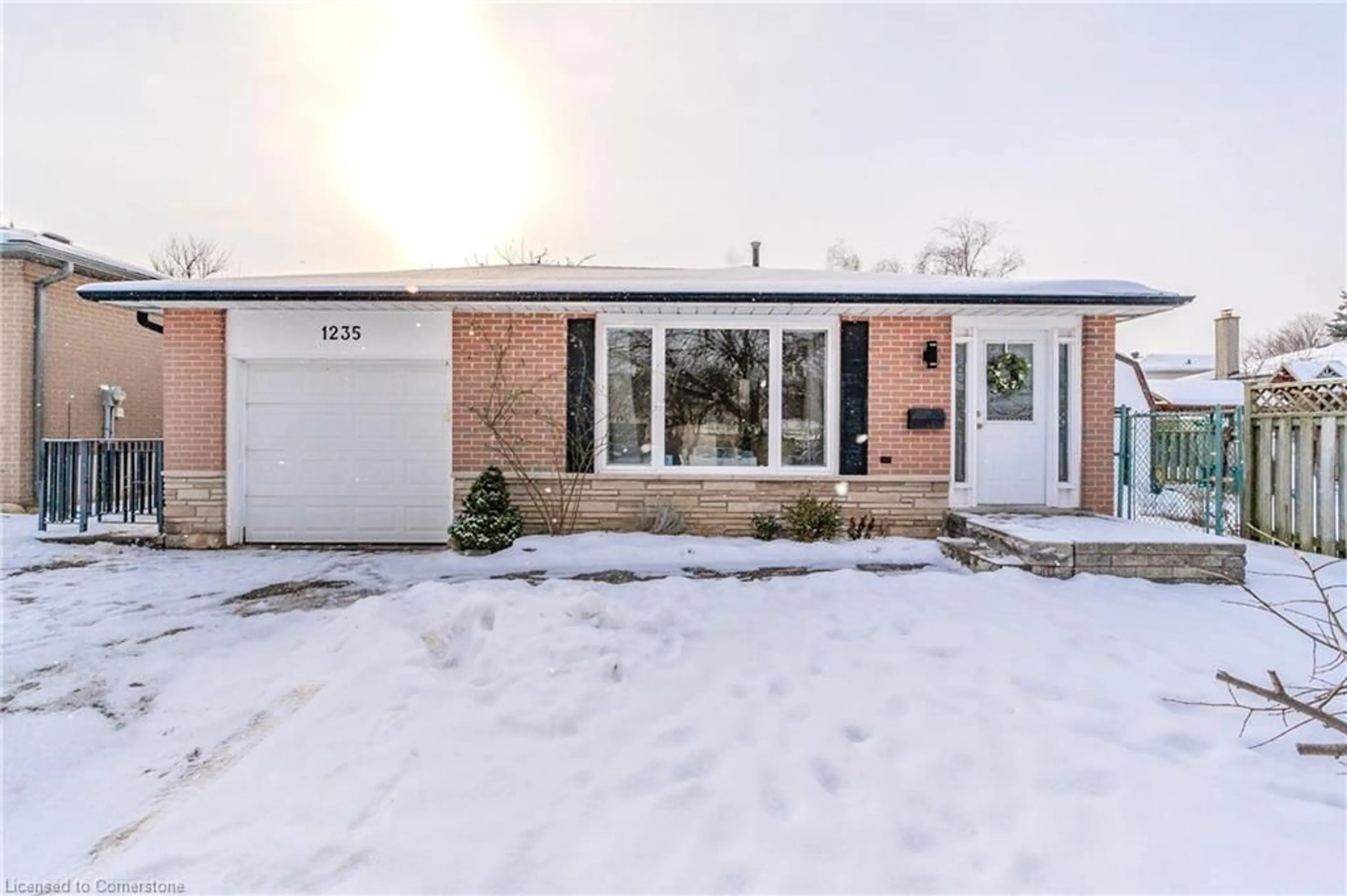 Home with brick exterior material, street for 1235 Longfield Crt, Cambridge Ontario N3H 4W7