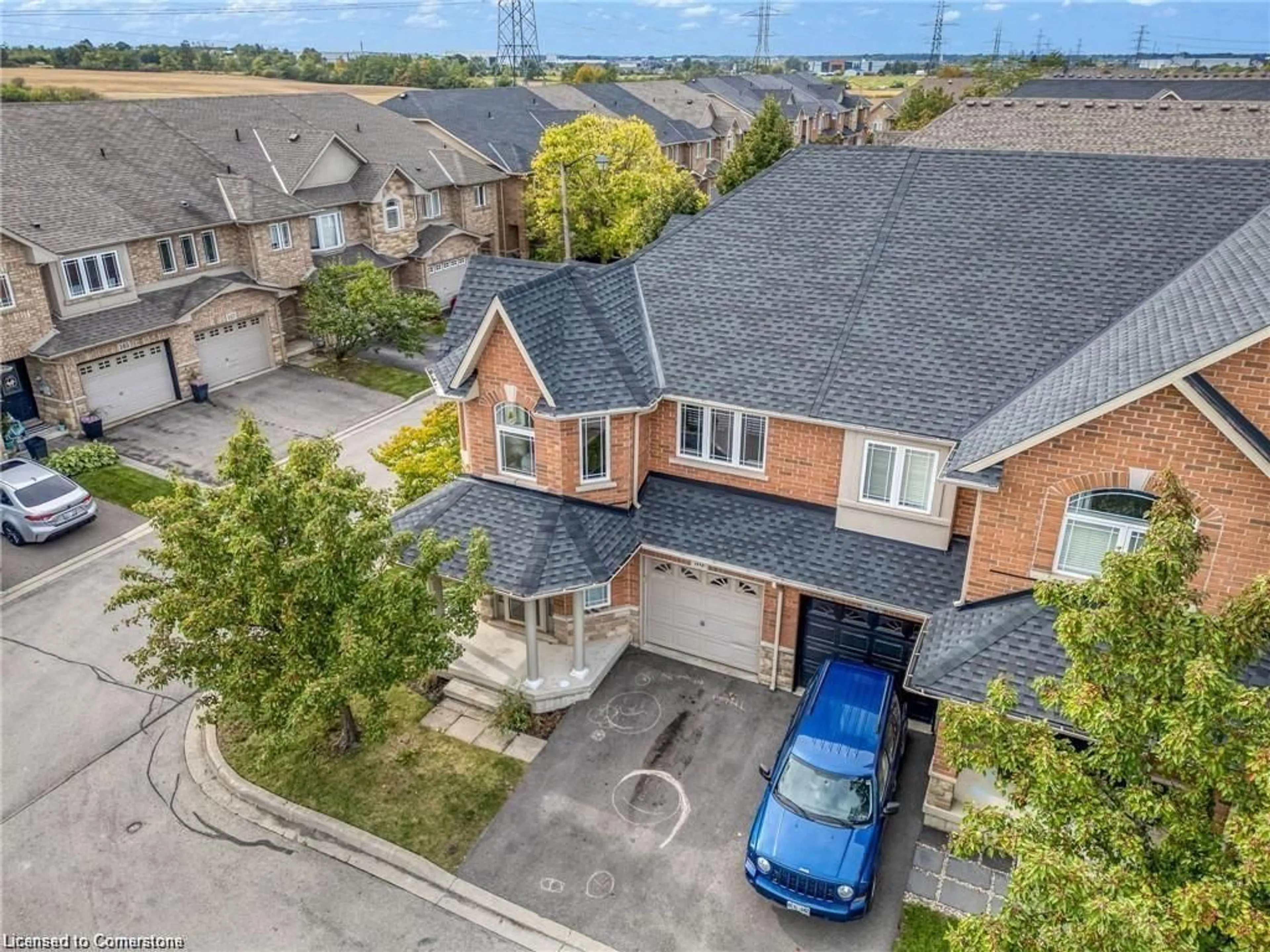 A pic from outside/outdoor area/front of a property/back of a property/a pic from drone, street for 56 Geranium Ave, Hannon Ontario L0R 1P0