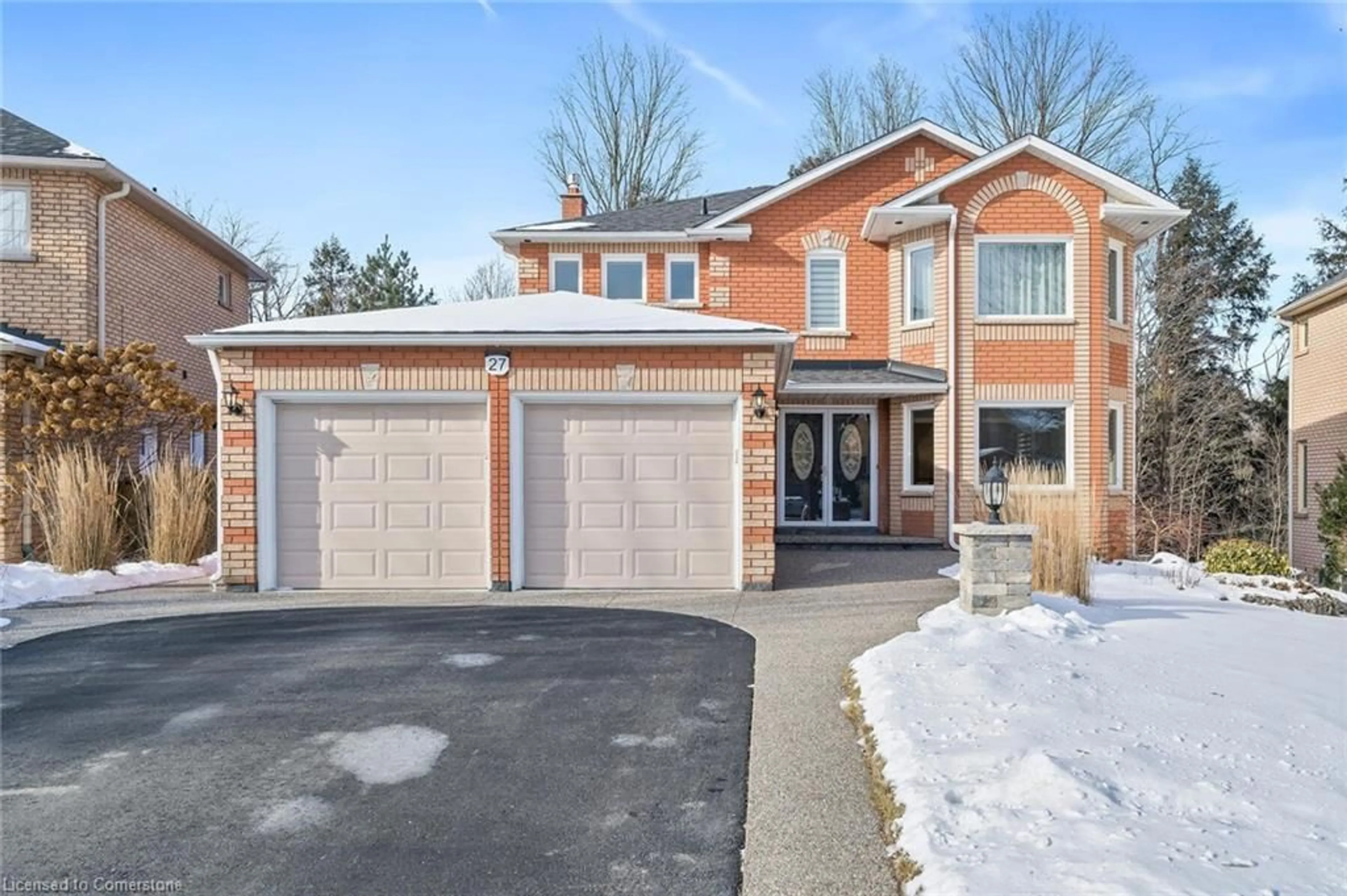 Home with brick exterior material, street for 27 Gooderham Dr, Halton Hills Ontario L7G 5R7