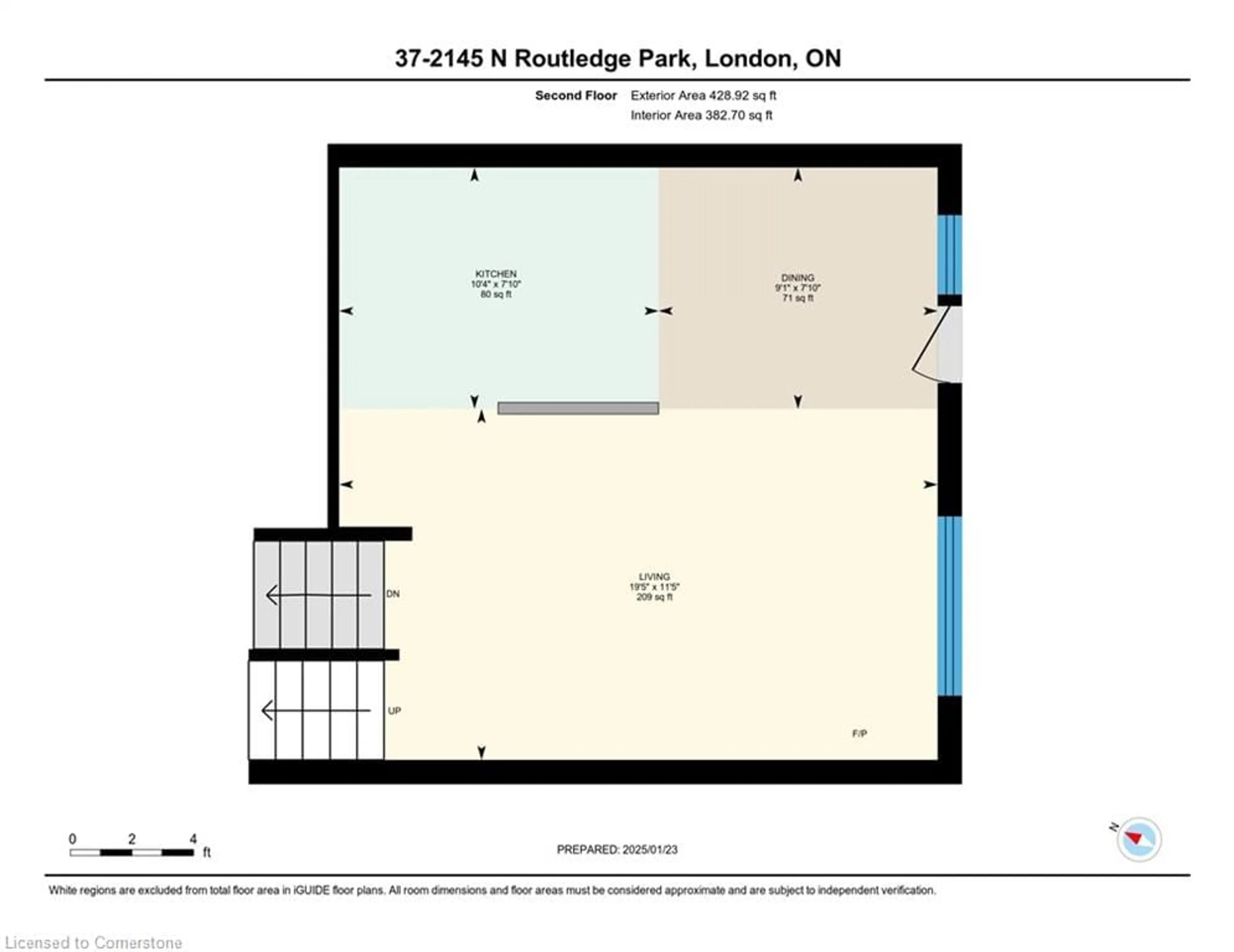 Floor plan for 2145 North Routledge Pk #37, London Ontario N6G 0J8