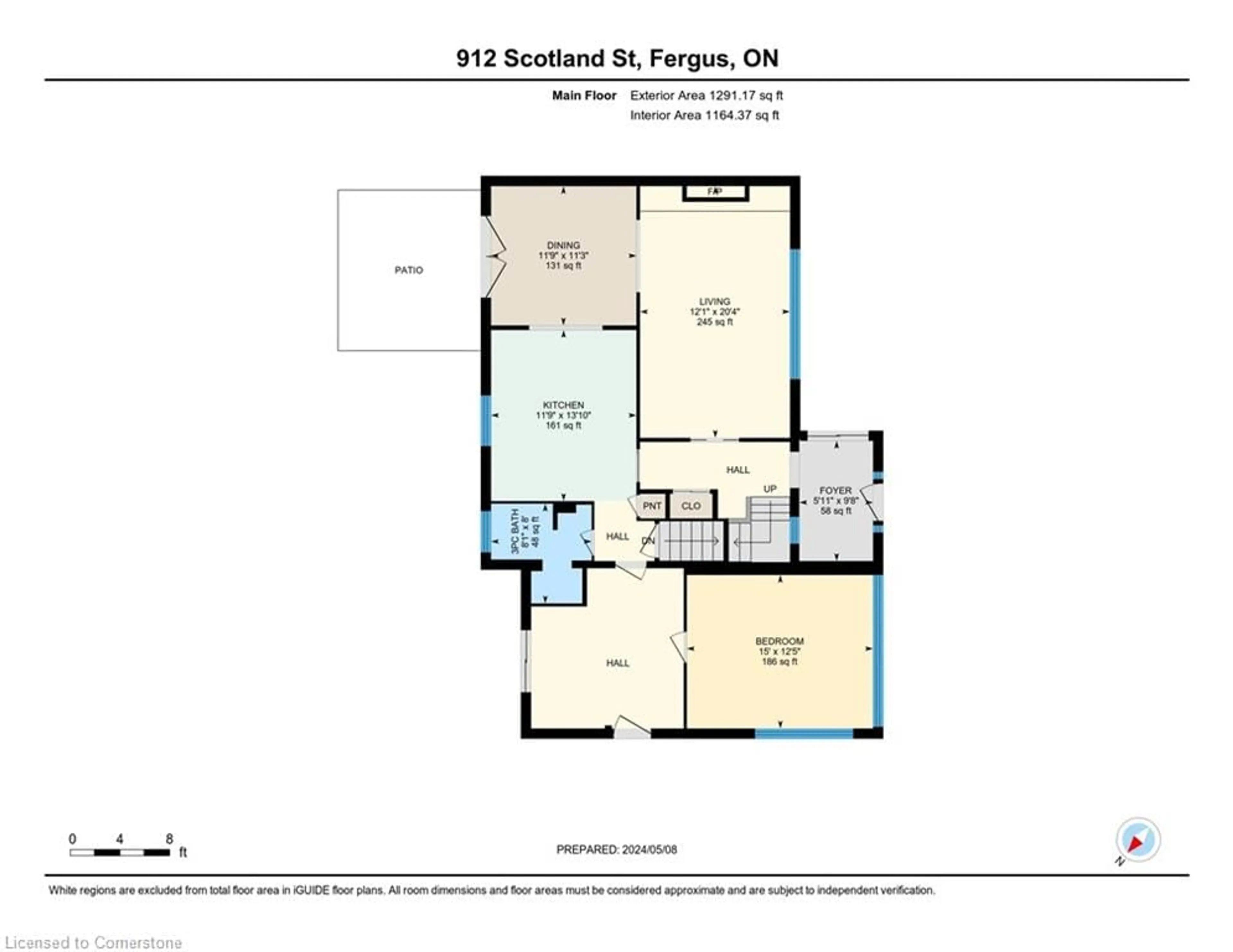 Floor plan for 912 Scotland St, Fergus Ontario N1M 2W5