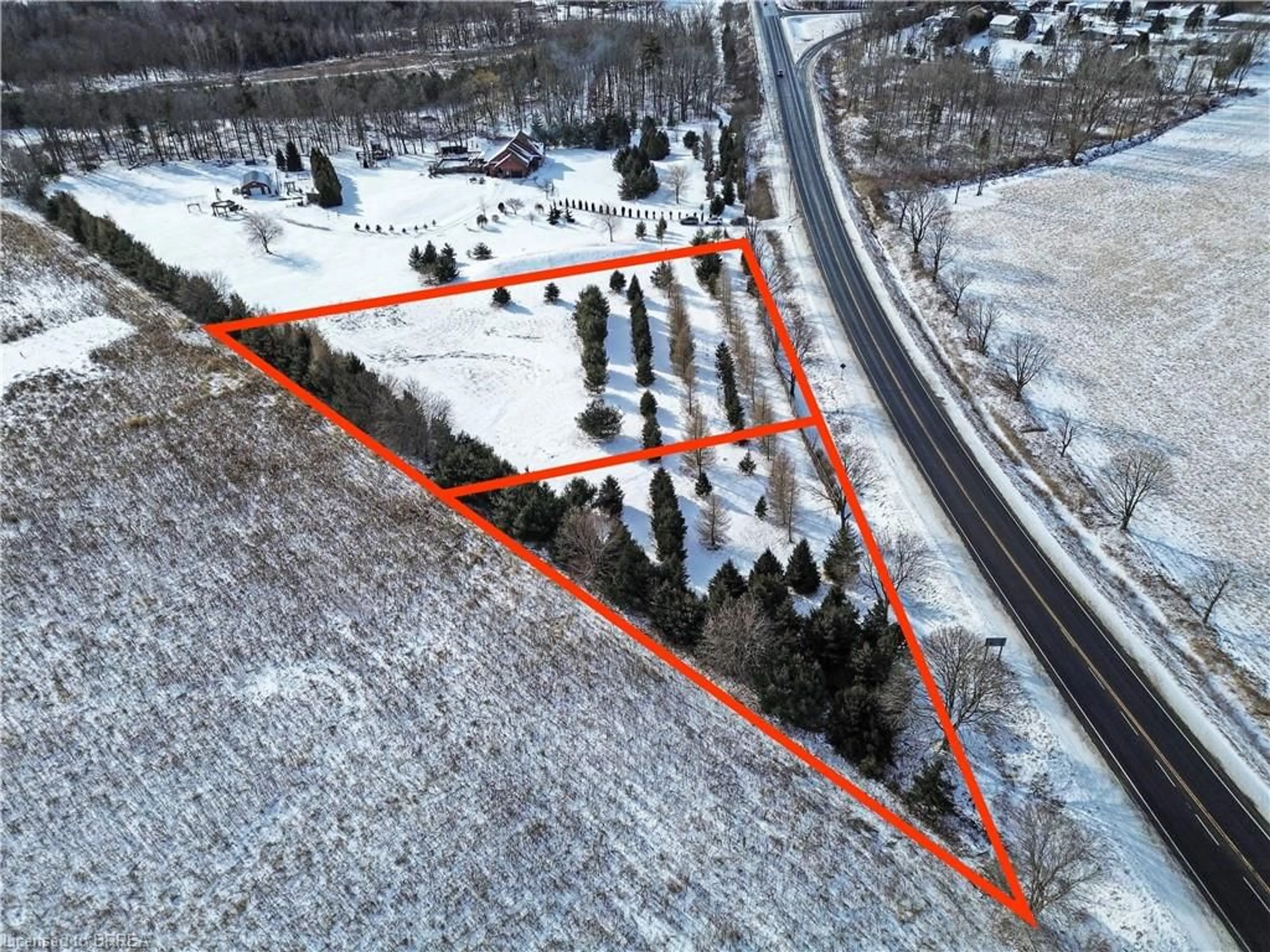 A pic from outside/outdoor area/front of a property/back of a property/a pic from drone, unknown for 38B Highway 24, Scotland Ontario N0E 1R0