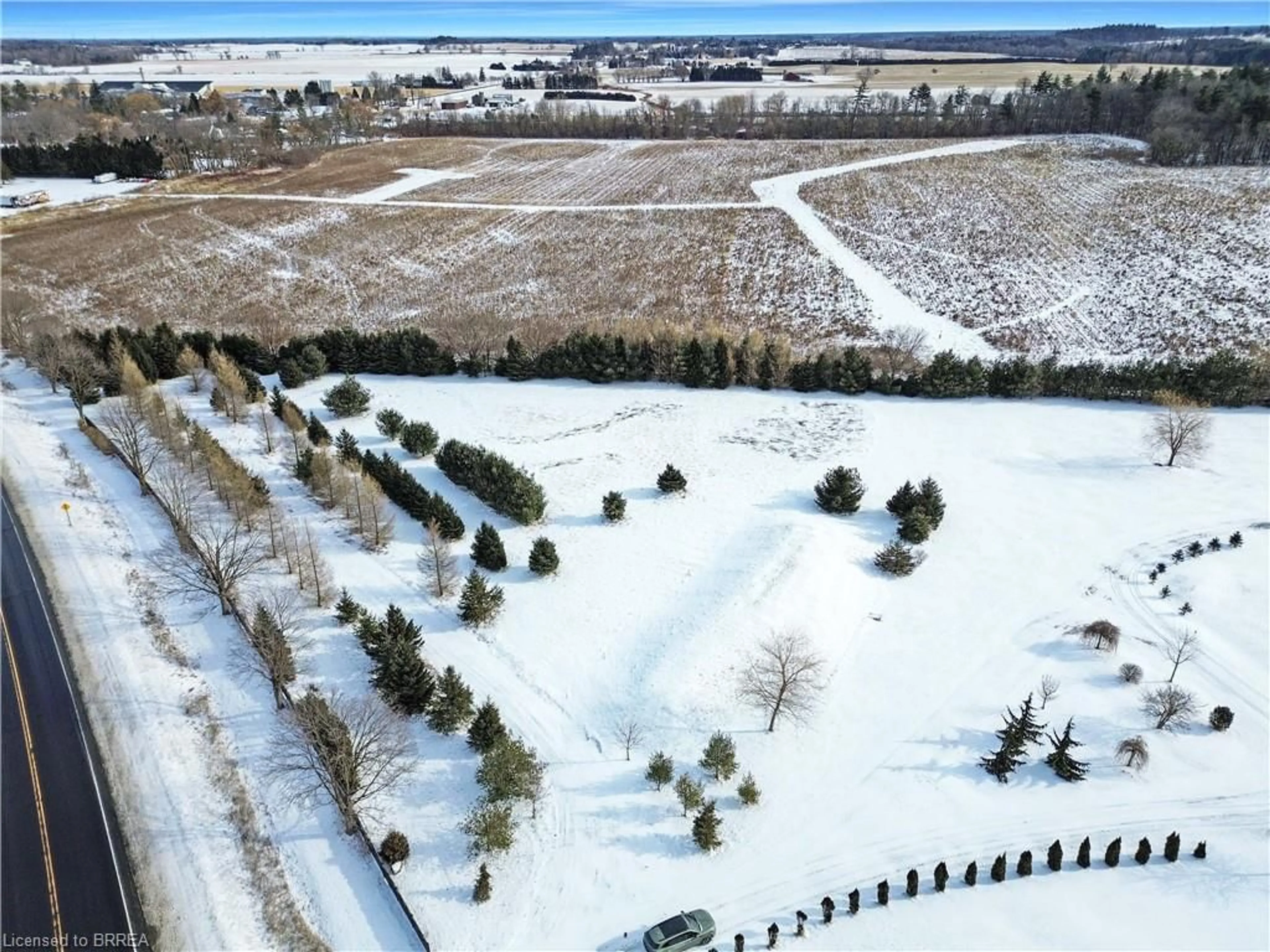 A pic from outside/outdoor area/front of a property/back of a property/a pic from drone, unknown for 38B Highway 24, Scotland Ontario N0E 1R0