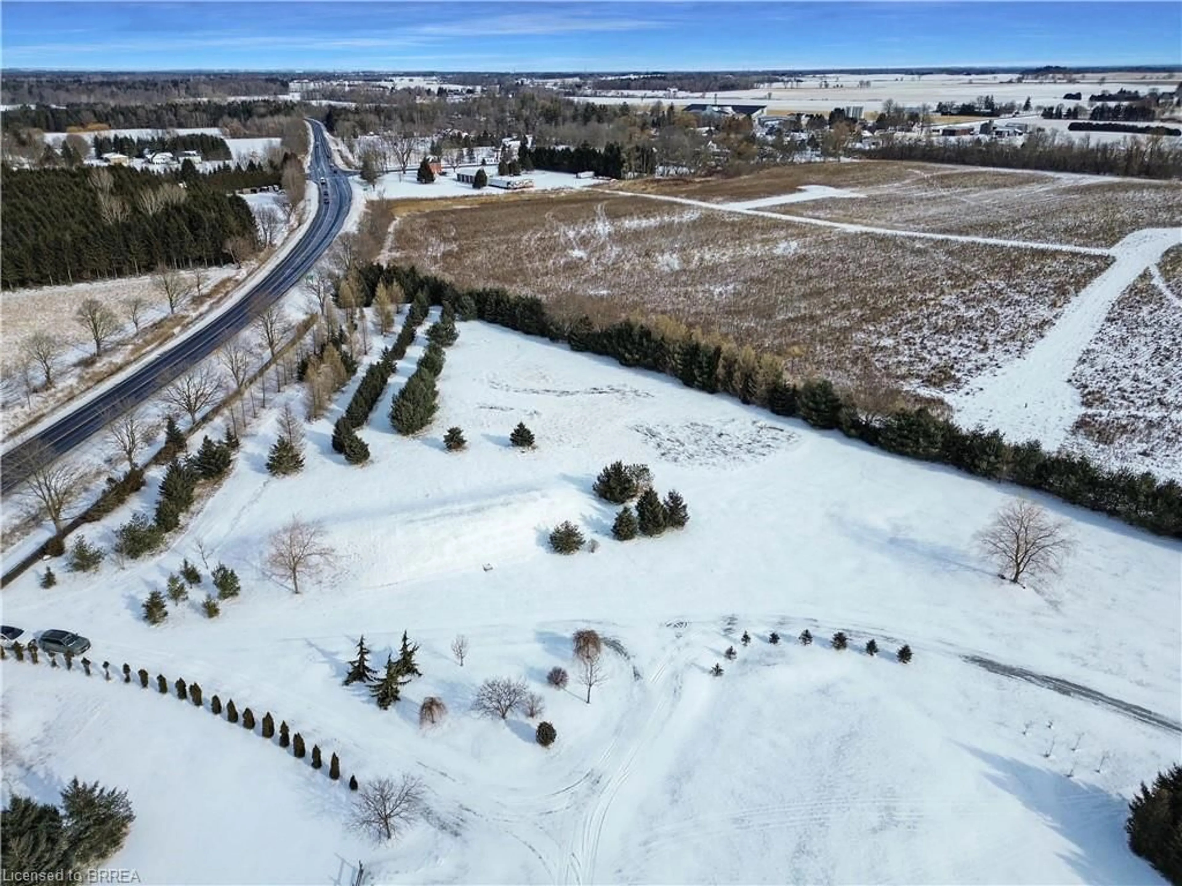 A pic from outside/outdoor area/front of a property/back of a property/a pic from drone, street for 38B Highway 24, Scotland Ontario N0E 1R0