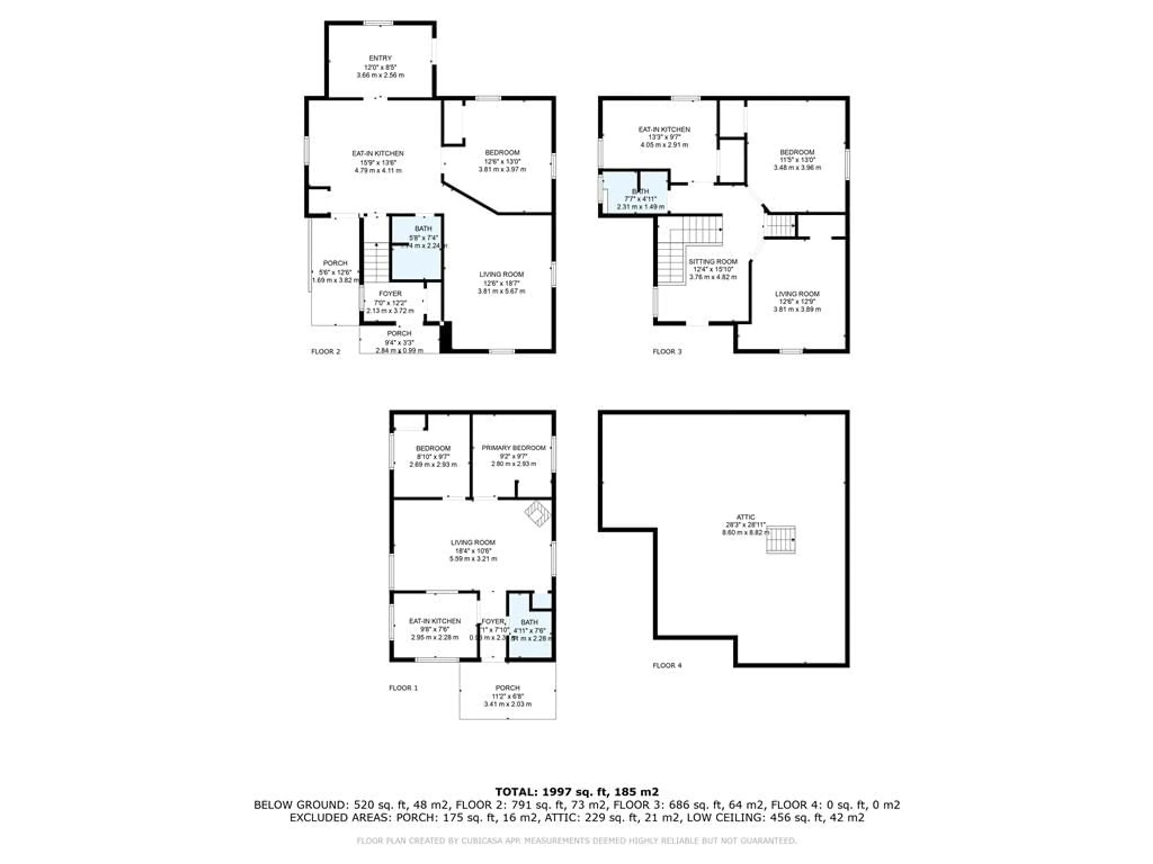 Floor plan for 643 645 Dominion Ave, Midland Ontario L4R 1R7