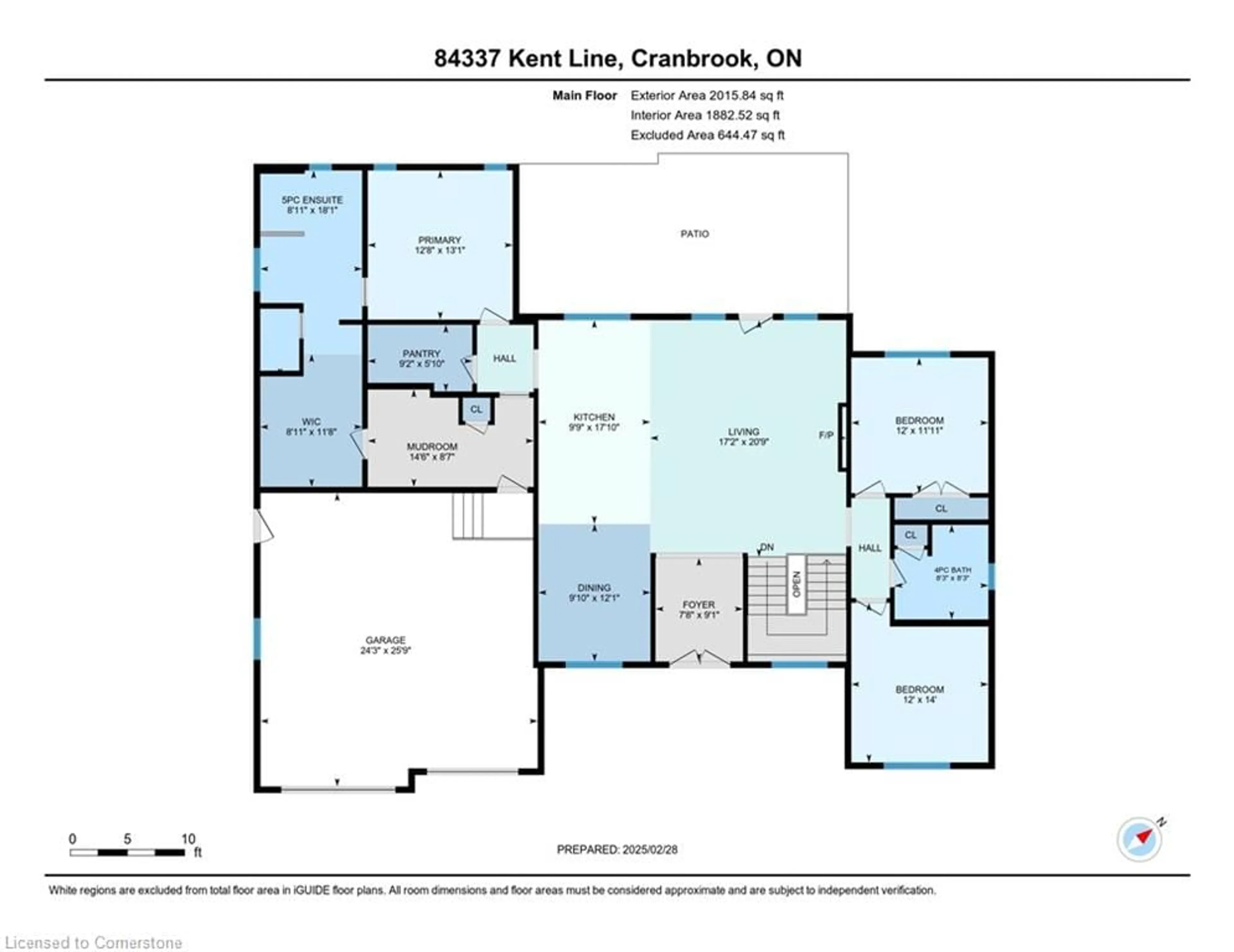 Floor plan for 84337 Kent Line, Brussels Ontario N0G 1H0