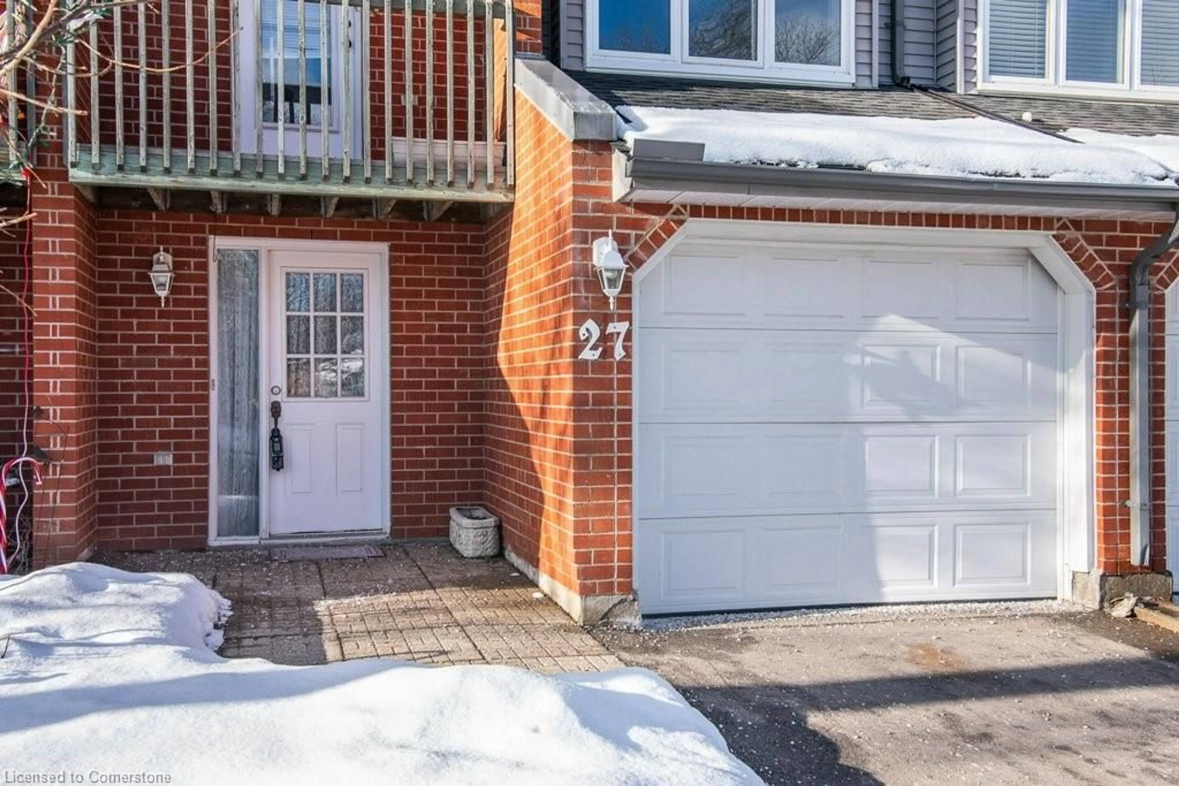 Home with brick exterior material, street for 89 Woolwich St #27, Waterloo Ontario N2K 1S5