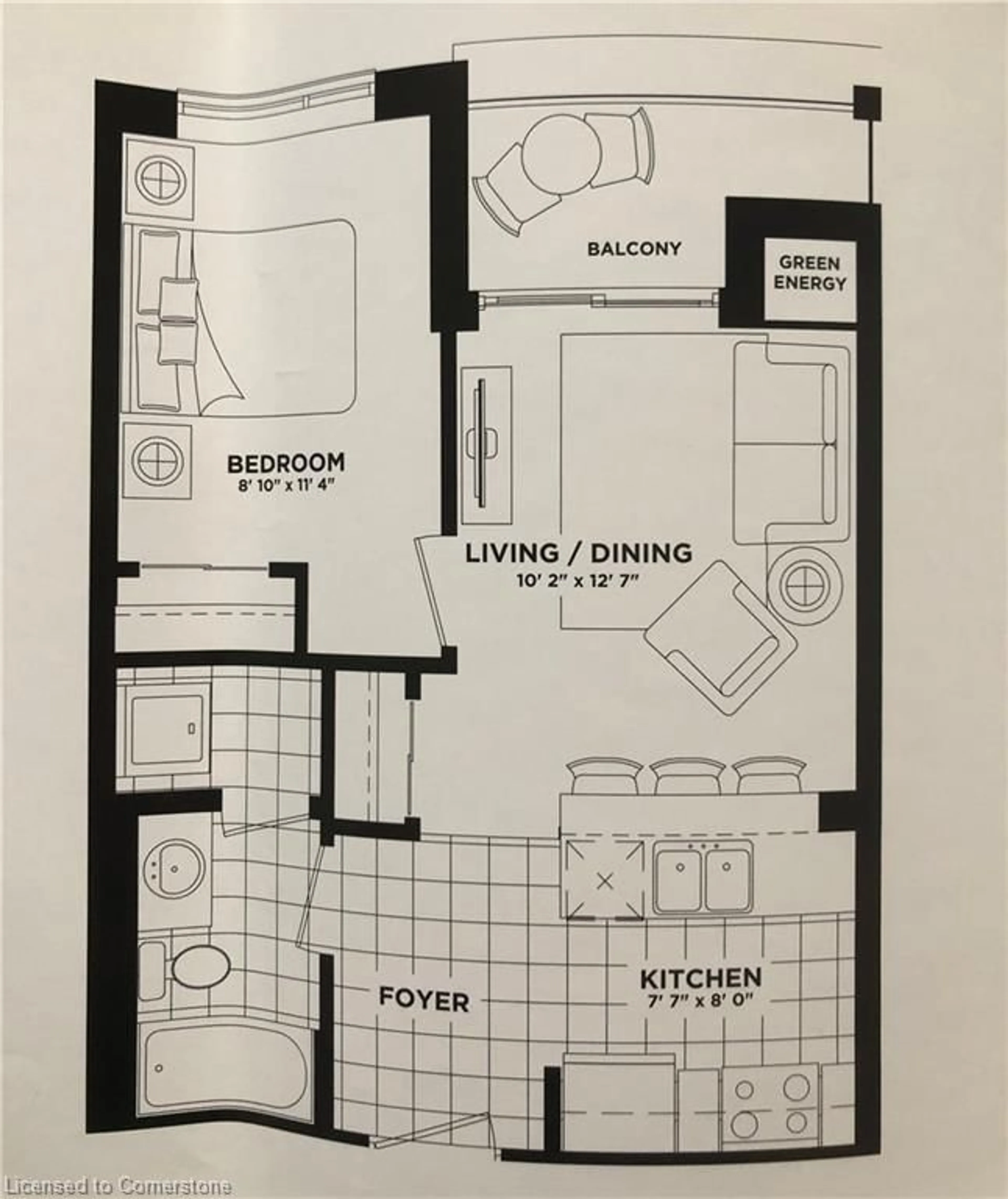 Floor plan for 101 Shoreview Pl #113, Stoney Creek Ontario L8E 0K2