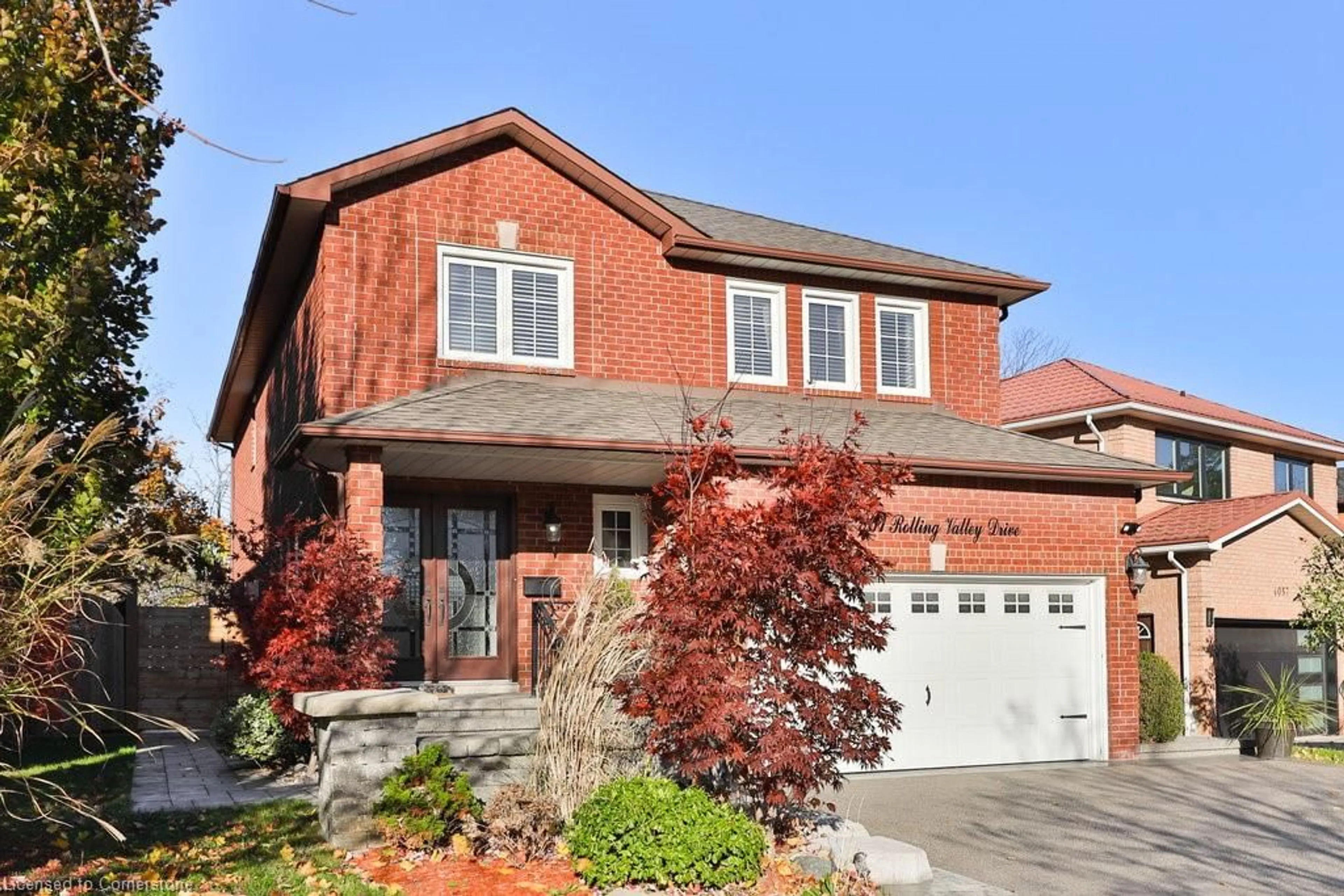 Home with brick exterior material, street for 4061 Rolling Valley Dr, Mississauga Ontario L5L 2K7