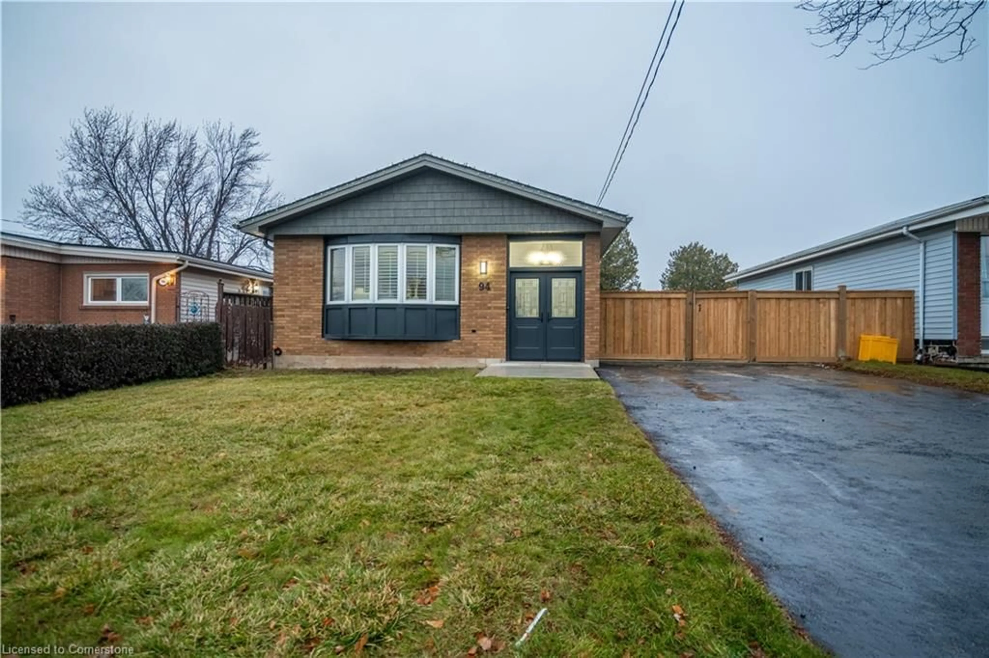 Home with brick exterior material, street for 94 Fielding Cres, Hamilton Ontario L8V 2P5