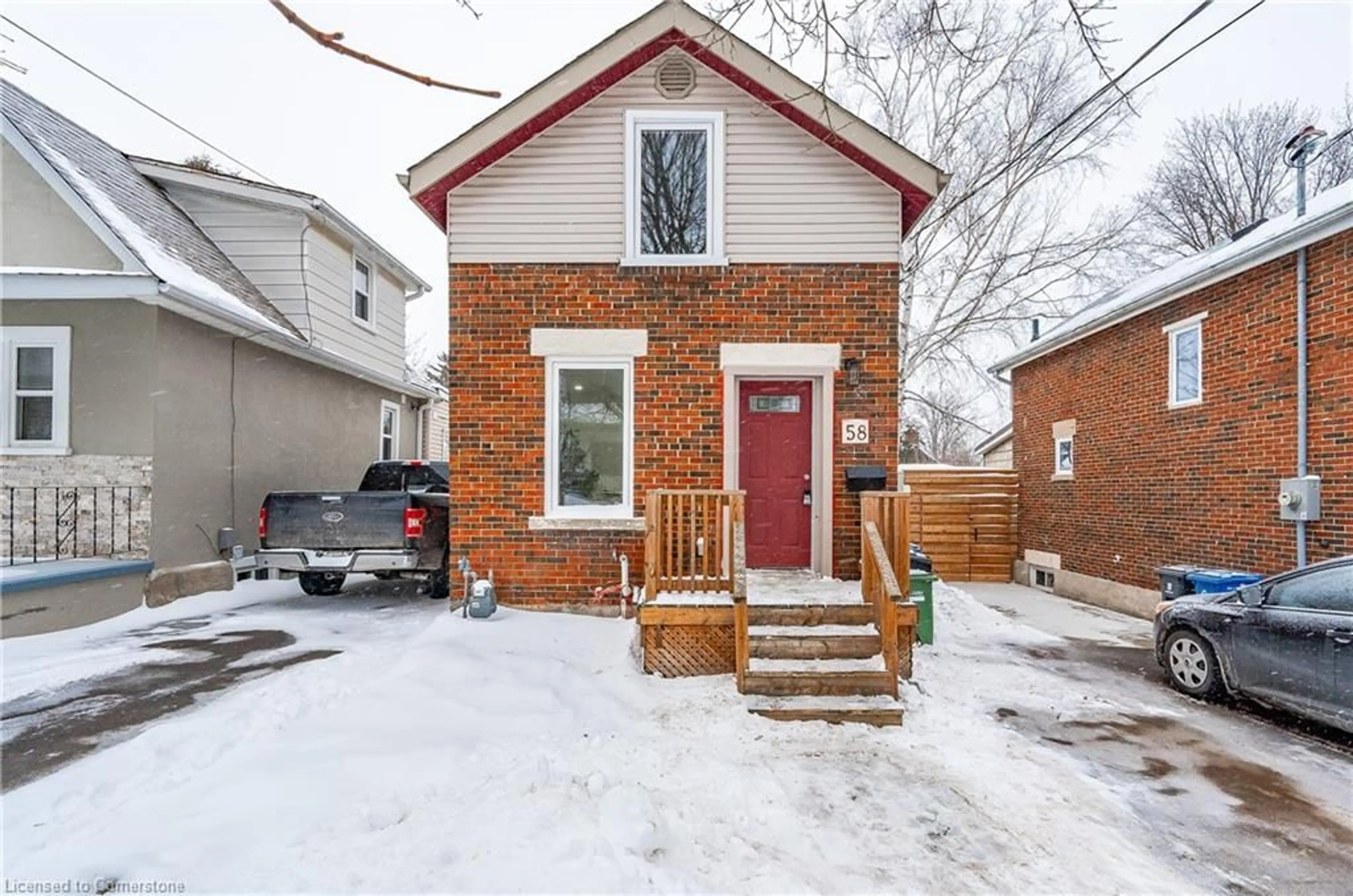 Home with brick exterior material, street for 58 Hayes Ave, Guelph Ontario N1E 5V8