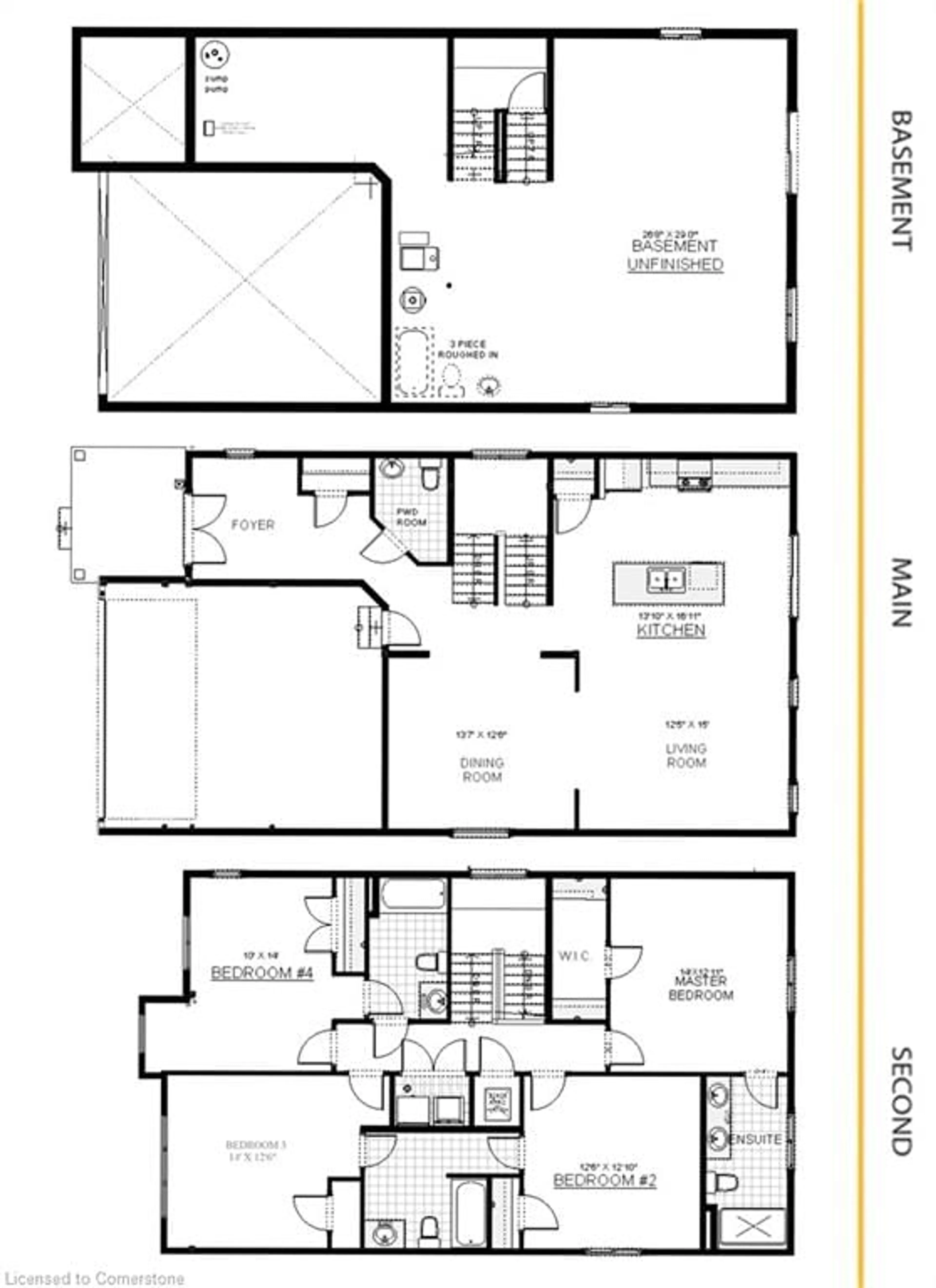 Floor plan for 200 Benninger Dr, Kitchener Ontario N2E 0E9