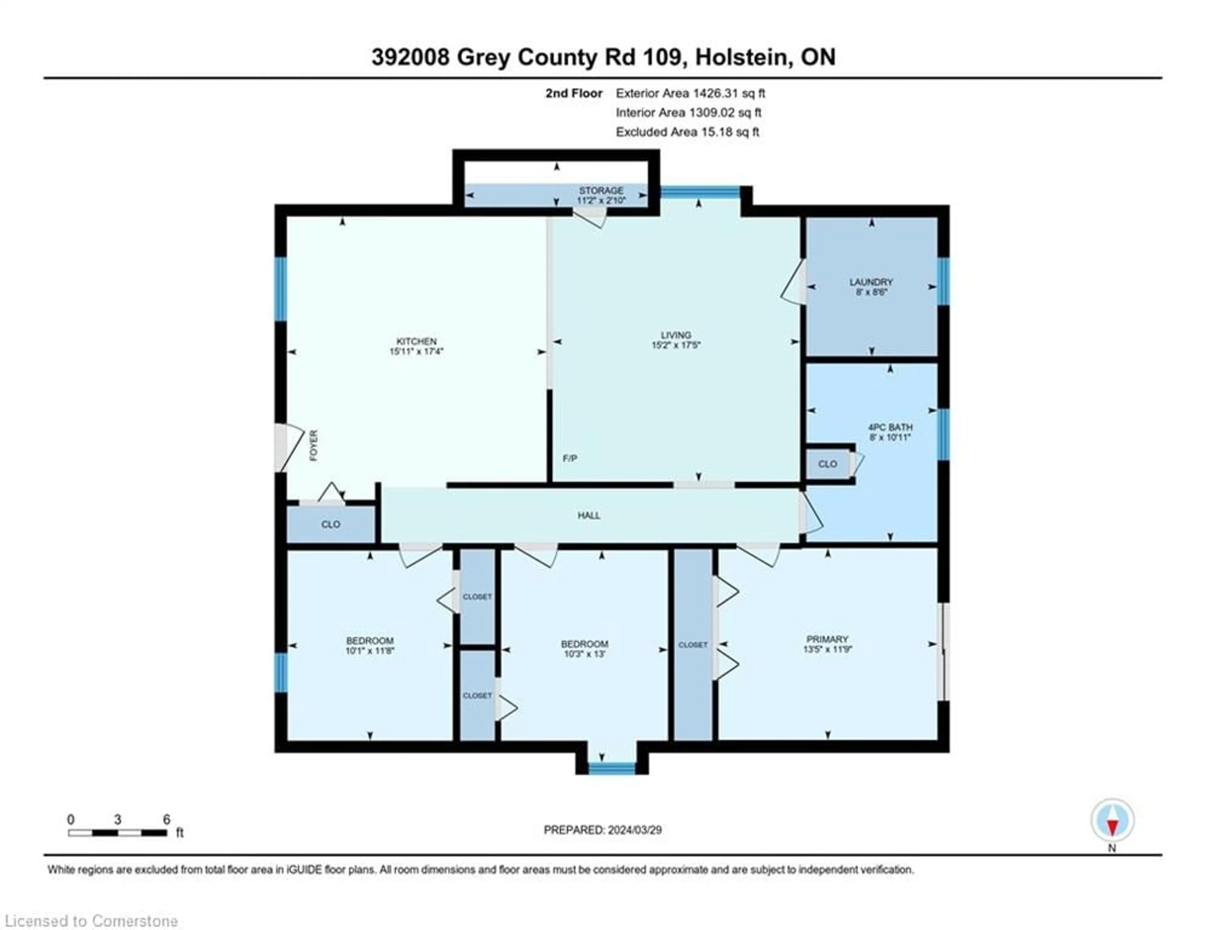 Floor plan for 392008 Grey Road 109, Holstein Ontario N0G 2A0