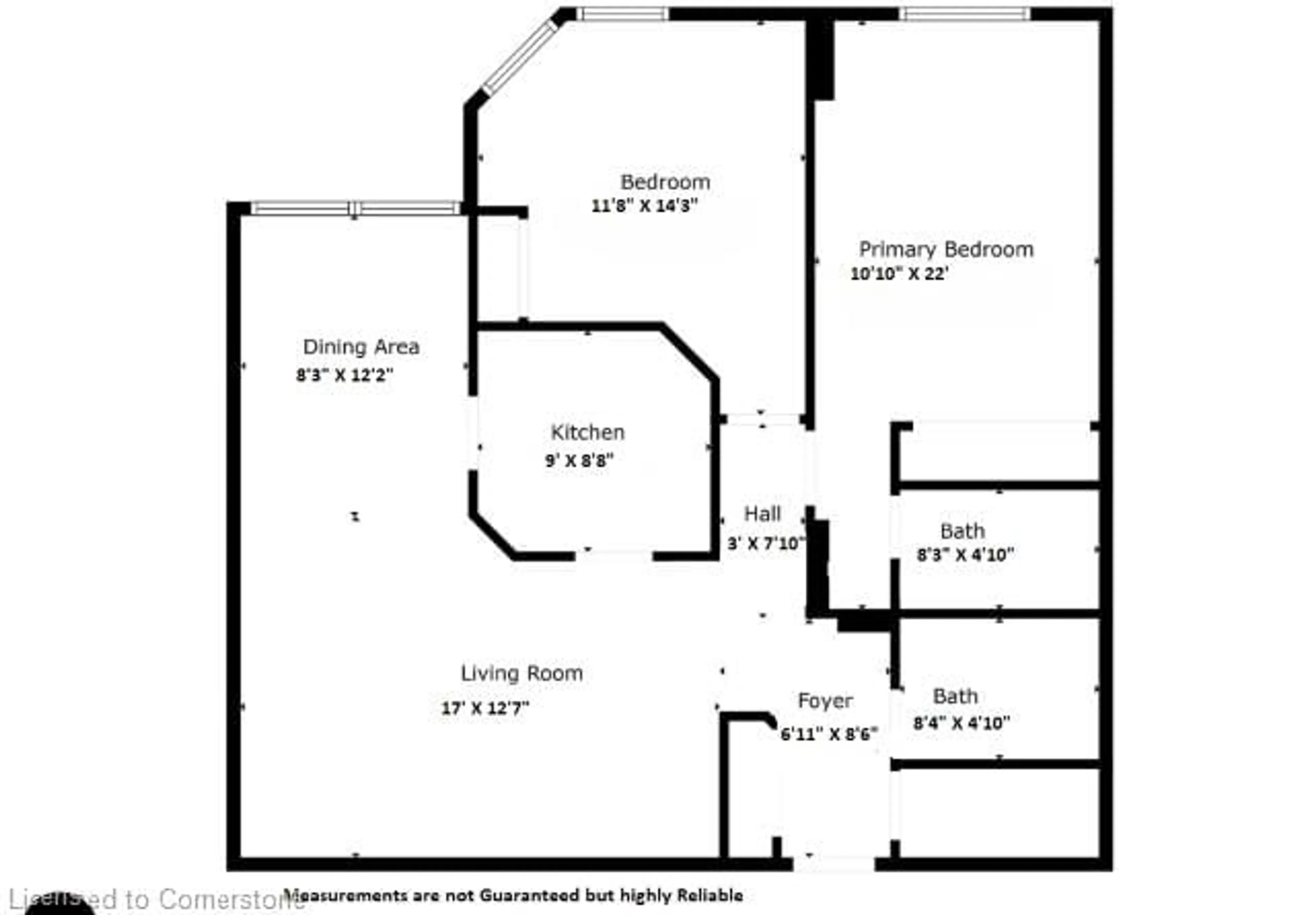 Floor plan for 61 Markbrook Lane #101, Toronto Ontario M9V 5E7