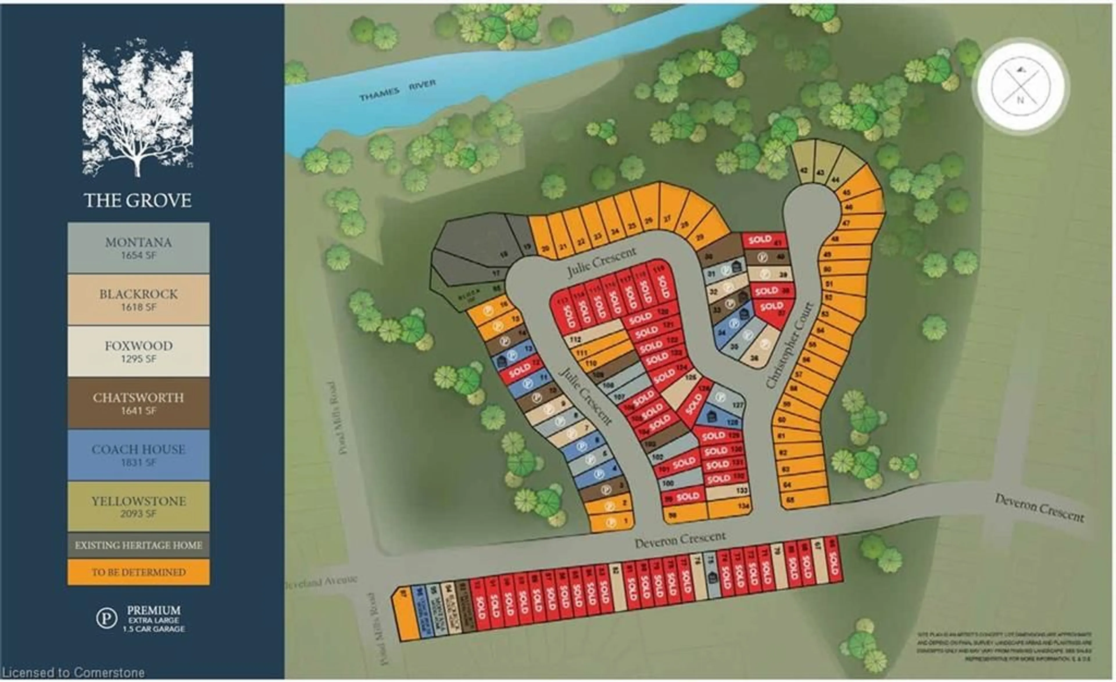 Picture of a map for 35 Christopher Crt, London Ontario N5X 3X4