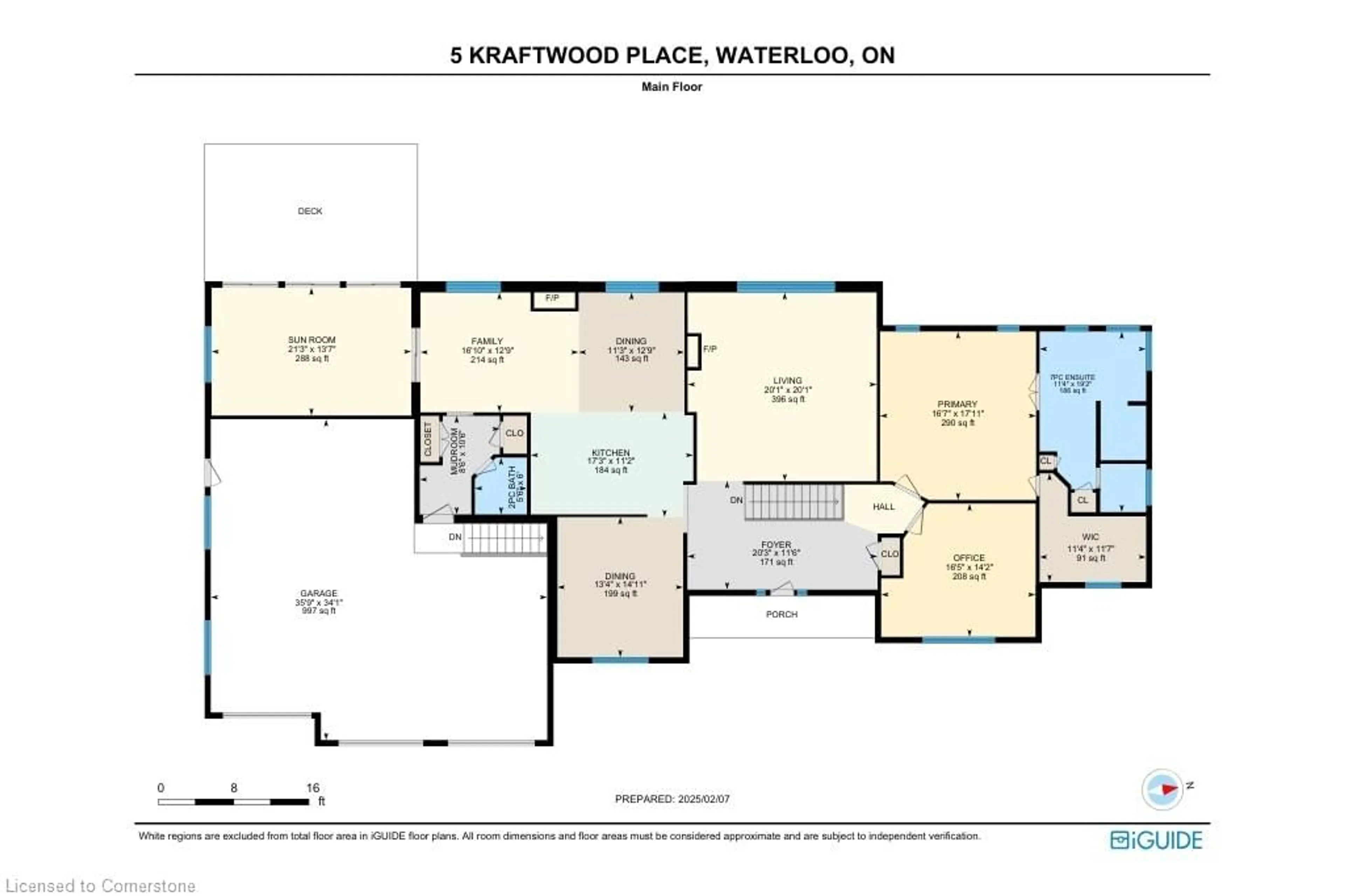 Floor plan for 5 Kraftwood Pl, Waterloo Ontario N2J 4G8