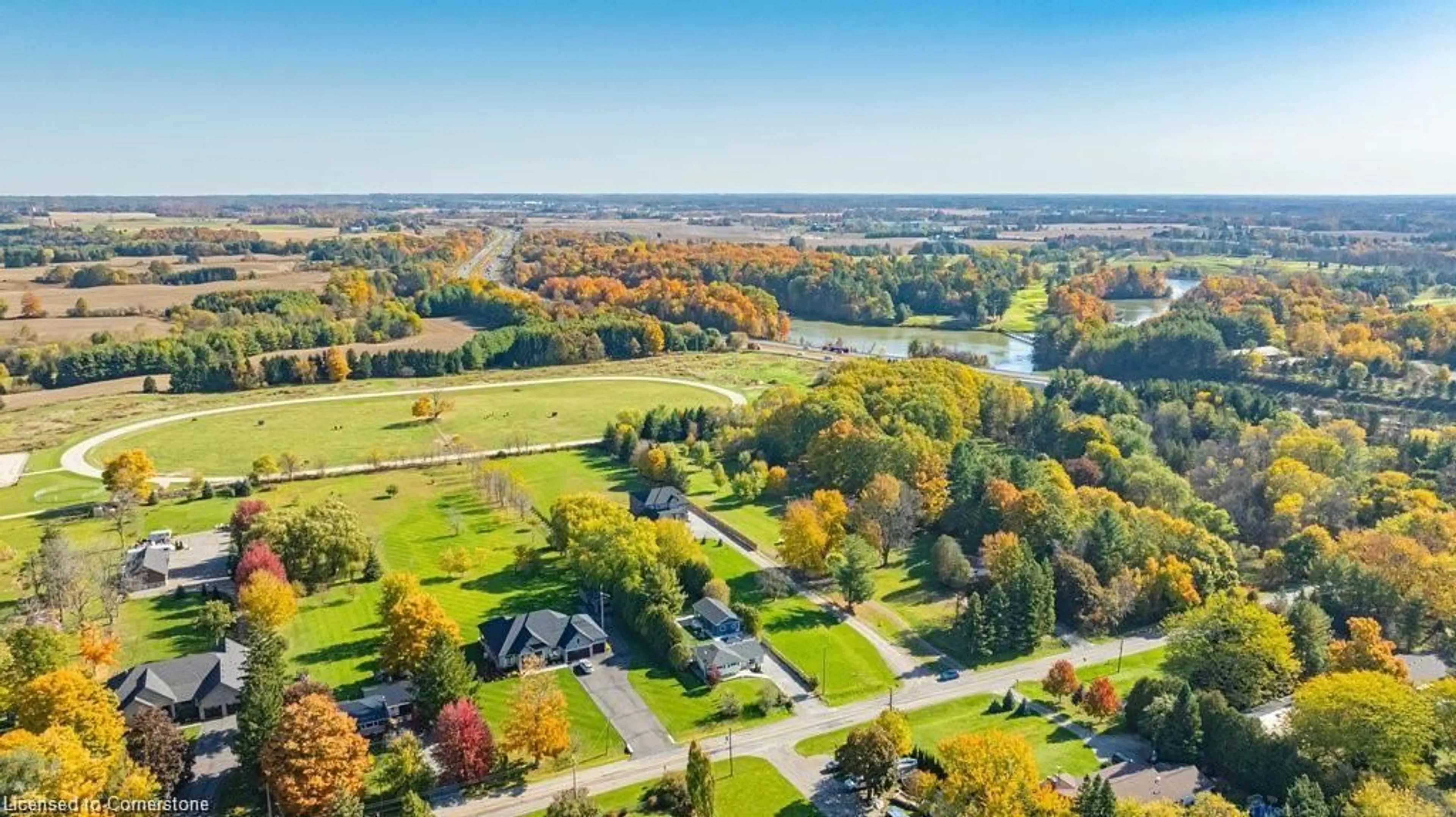 A pic from outside/outdoor area/front of a property/back of a property/a pic from drone, water/lake/river/ocean view for 183 Sunnyridge Rd, Ancaster Ontario L0R 1R0