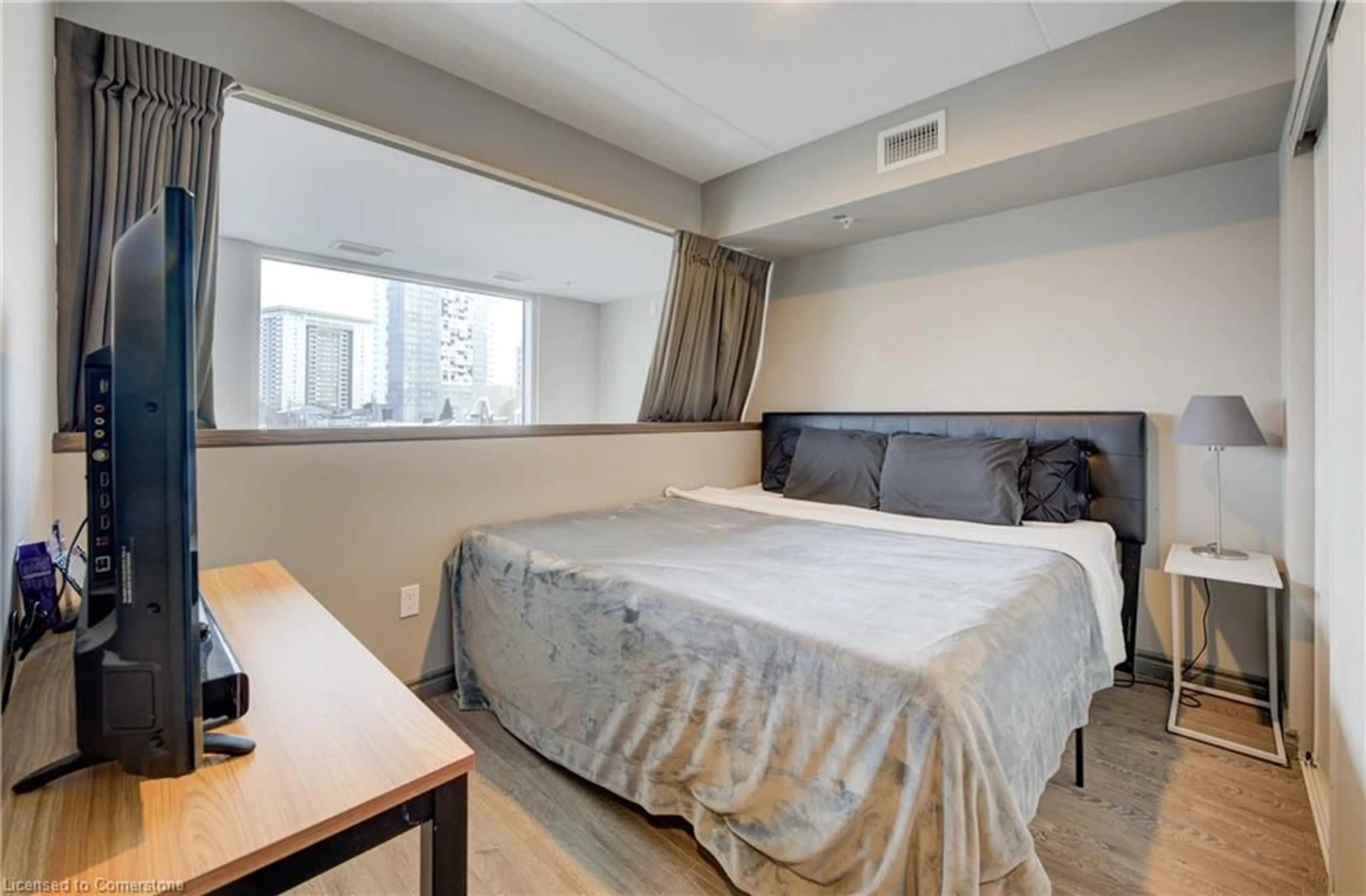 Bedroom with bed, unknown for 321 Spruce St #708, Waterloo Ontario N2L 0G4