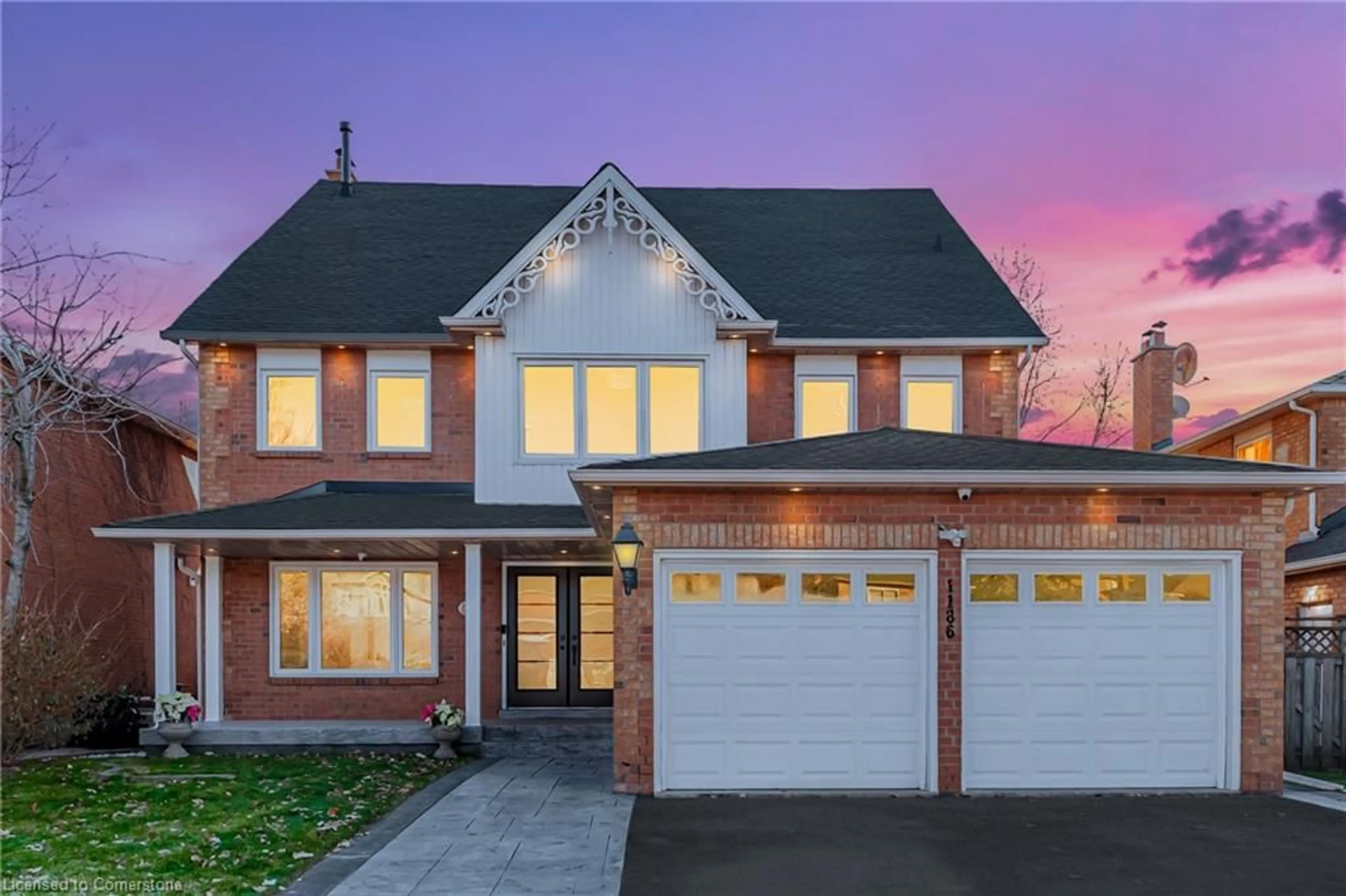 Home with brick exterior material, street for 1186 Glenashton Dr, Oakville Ontario L6H 5L7